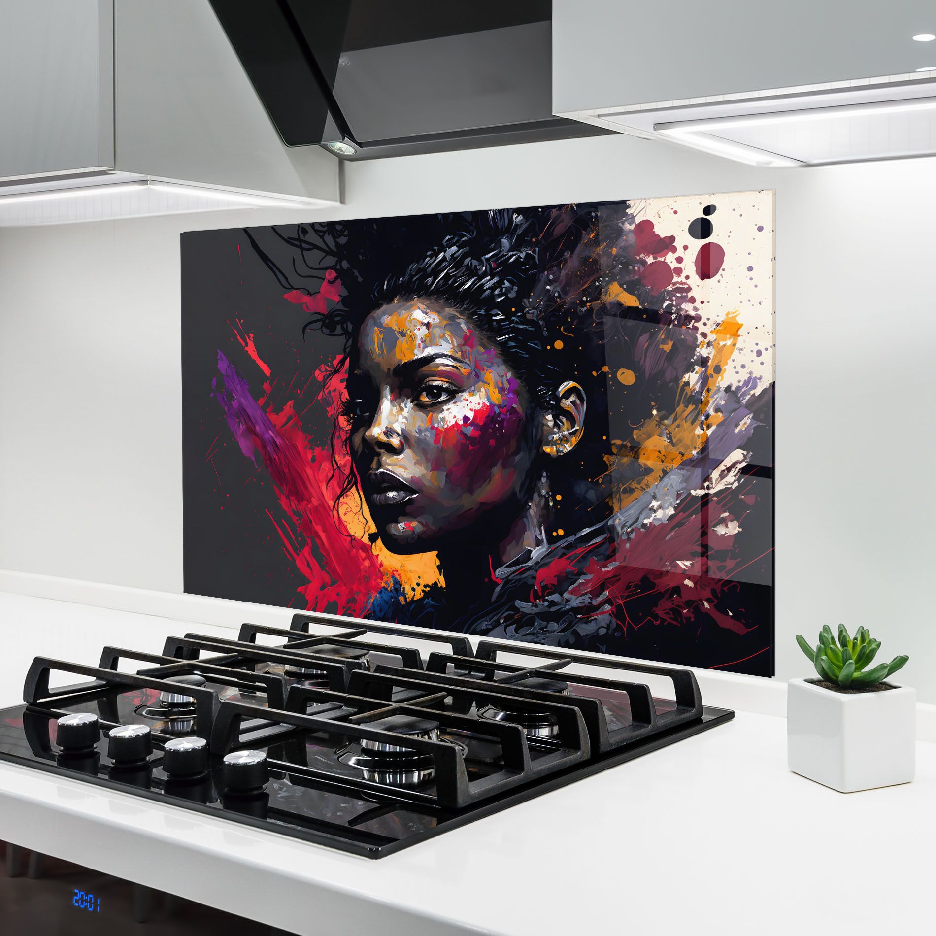 African Woman Splash mockup 6