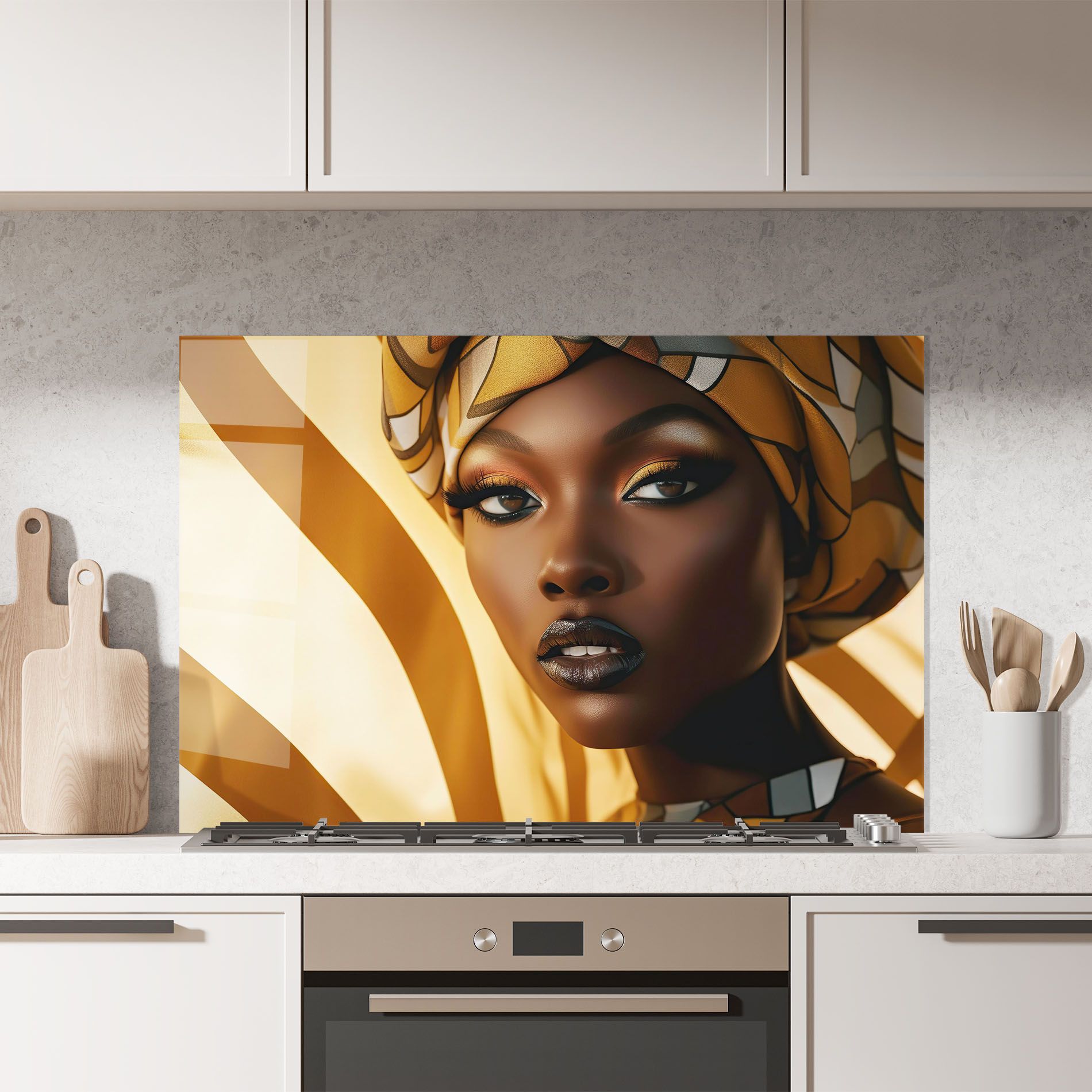 Fashion African Woman mockup 7