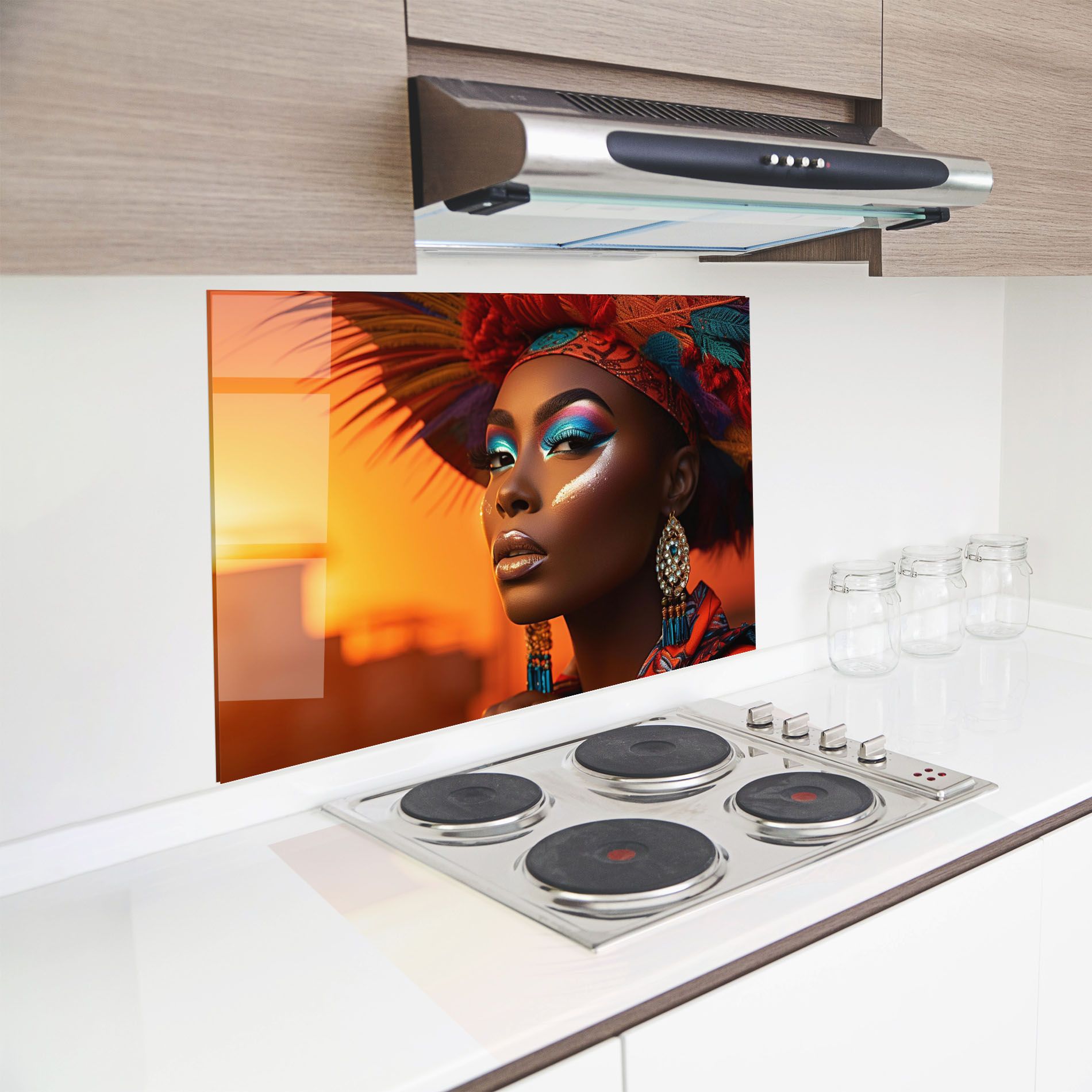 Elaborate Makeup Woman mockup 8