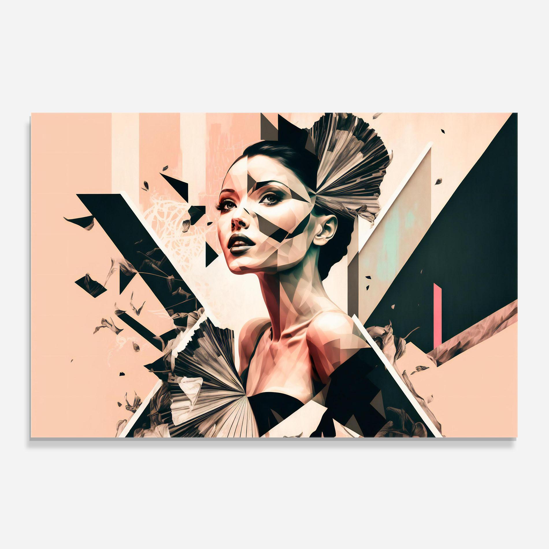 Konyhai üveg hátfal Fashionista Design mockup 0