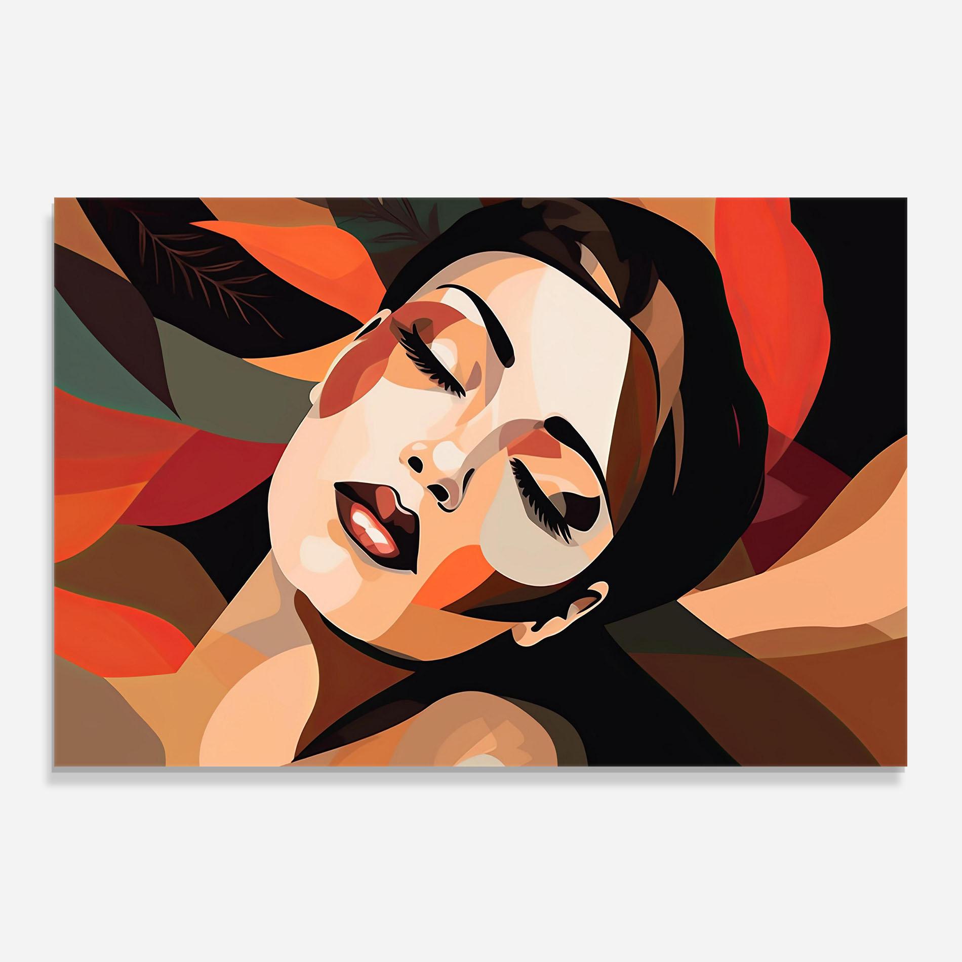 Konyhai üveg hátfal Modern Makeup mockup 0