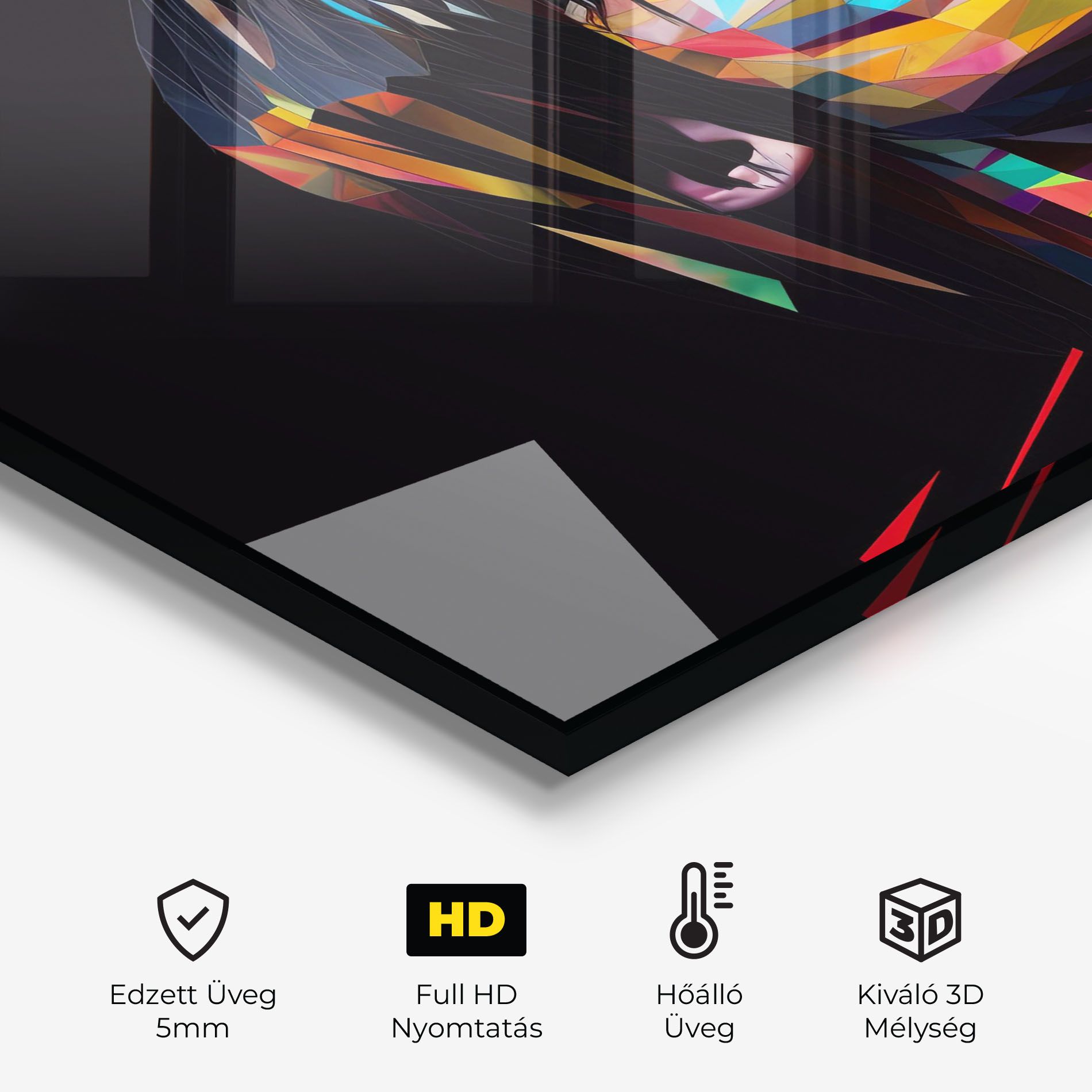 Glitchy Woman mockup 2