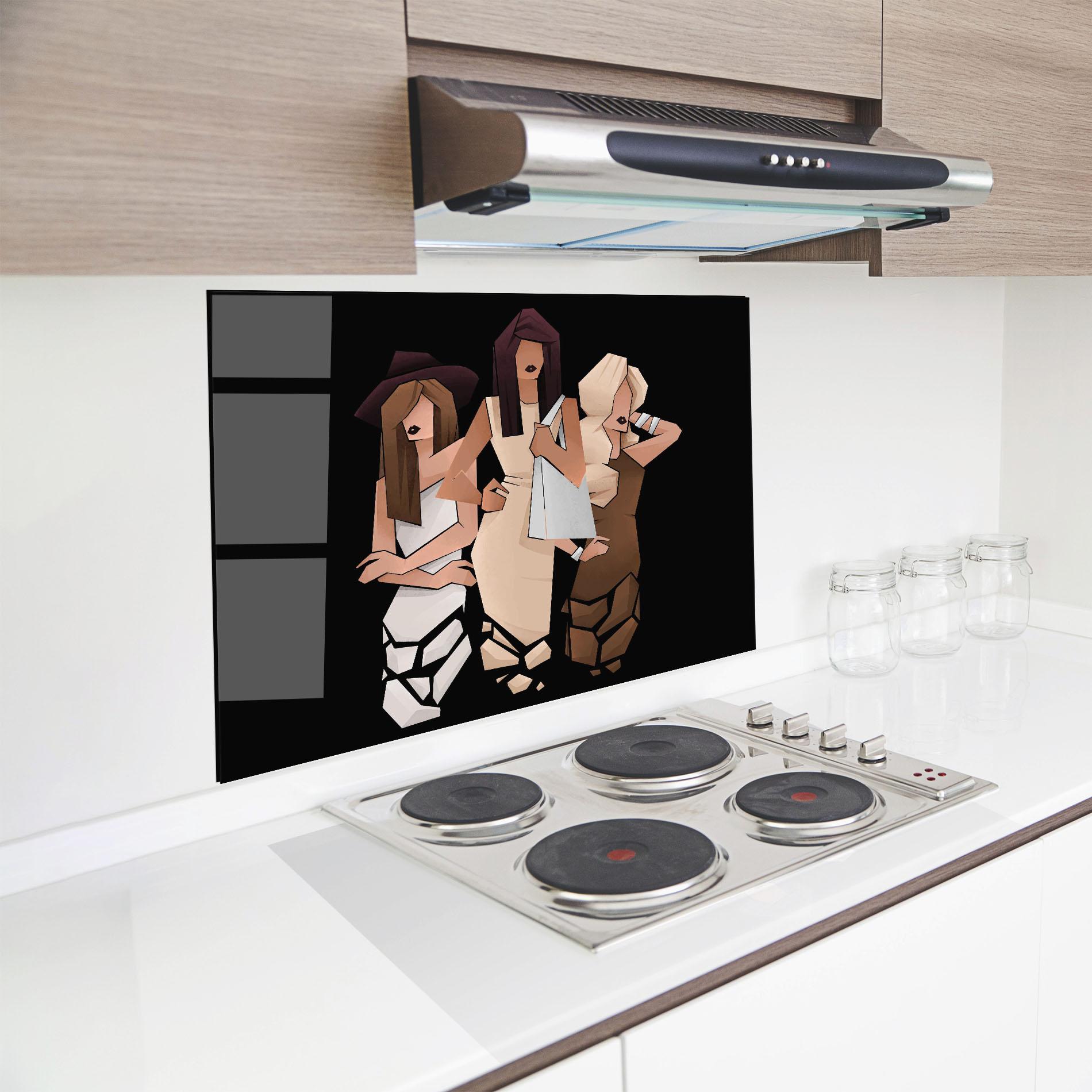 Konyhai üveg hátfal Best Friends mockup 8