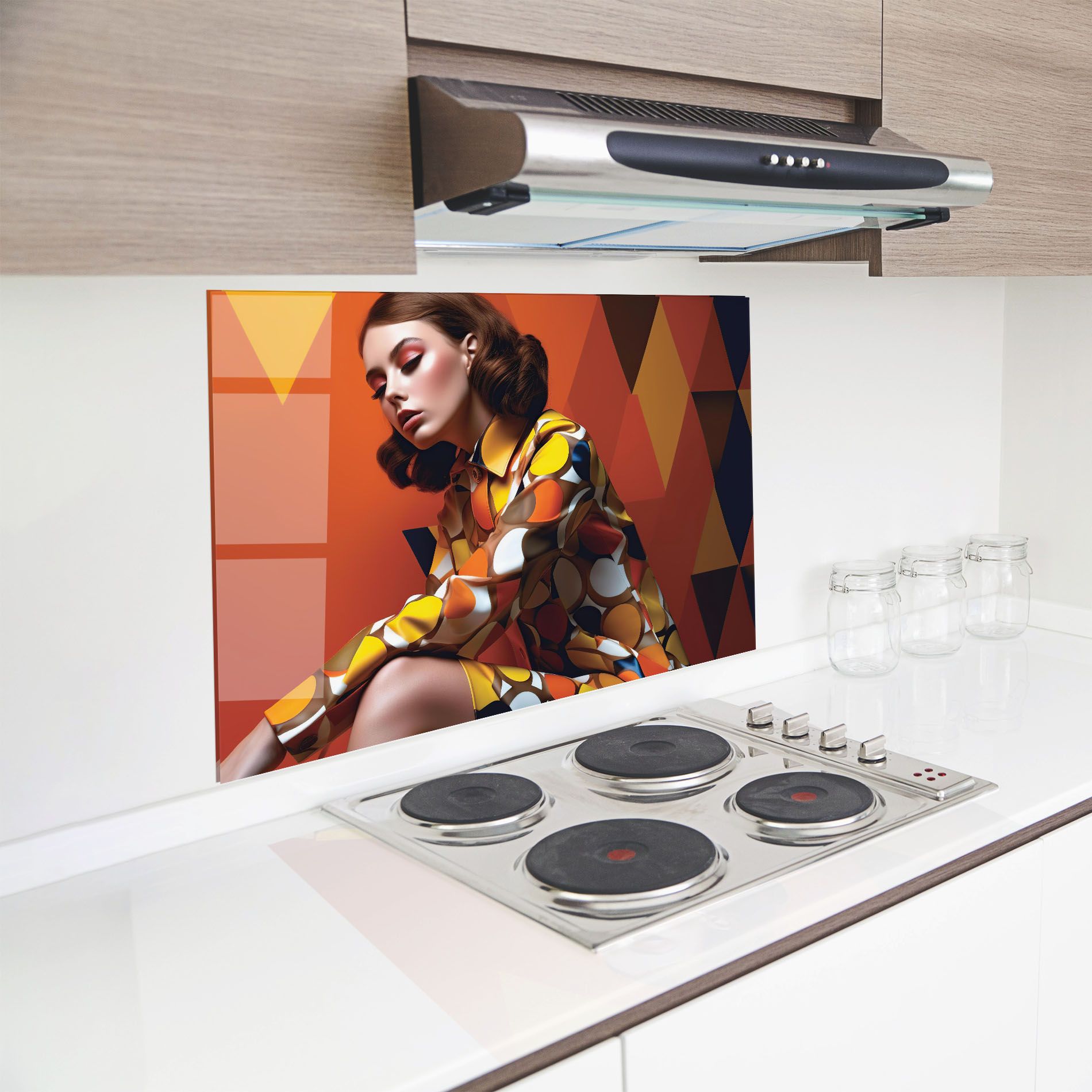 Orange Fashion Design mockup 8