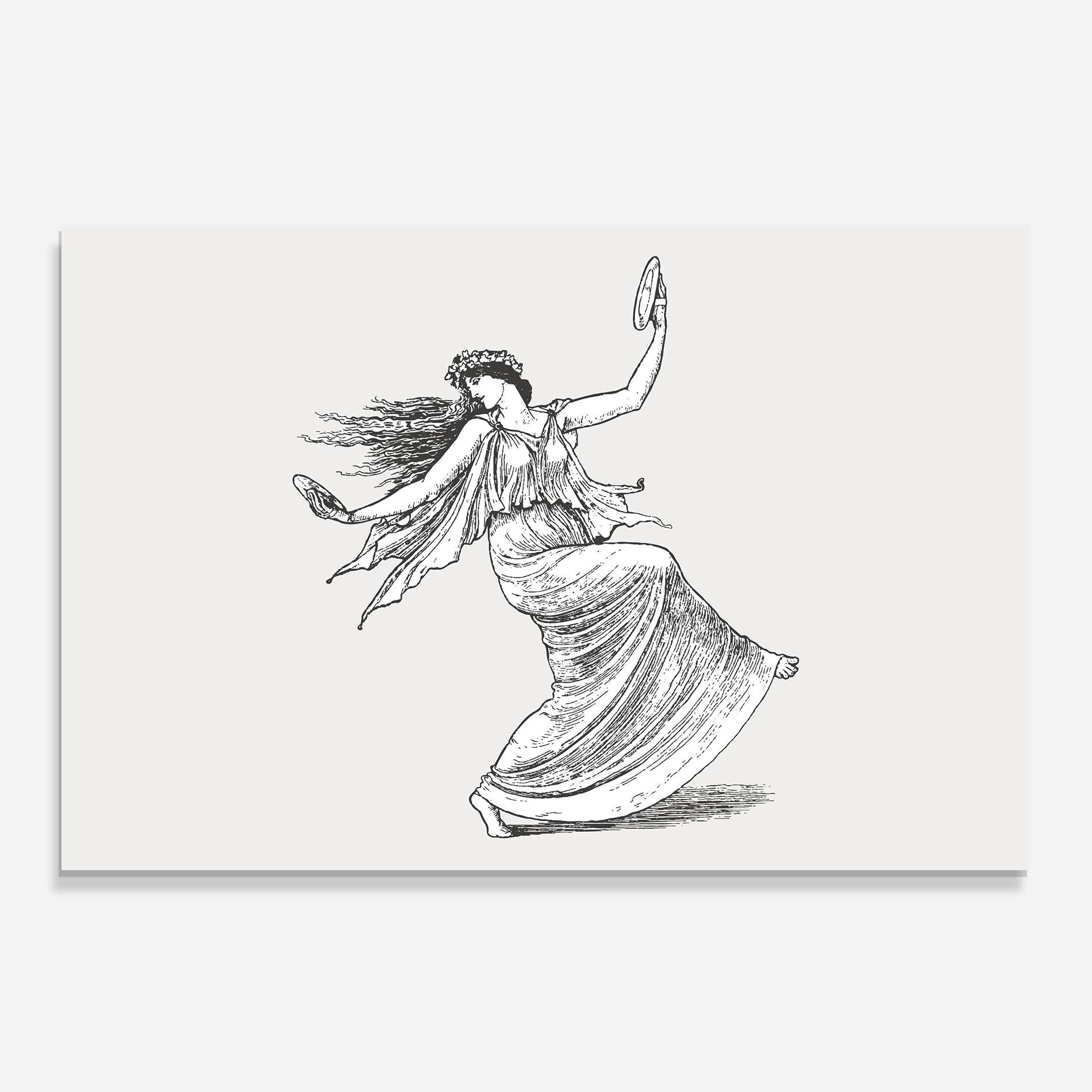 Konyhai üveg hátfal Vintage Dance mockup 0