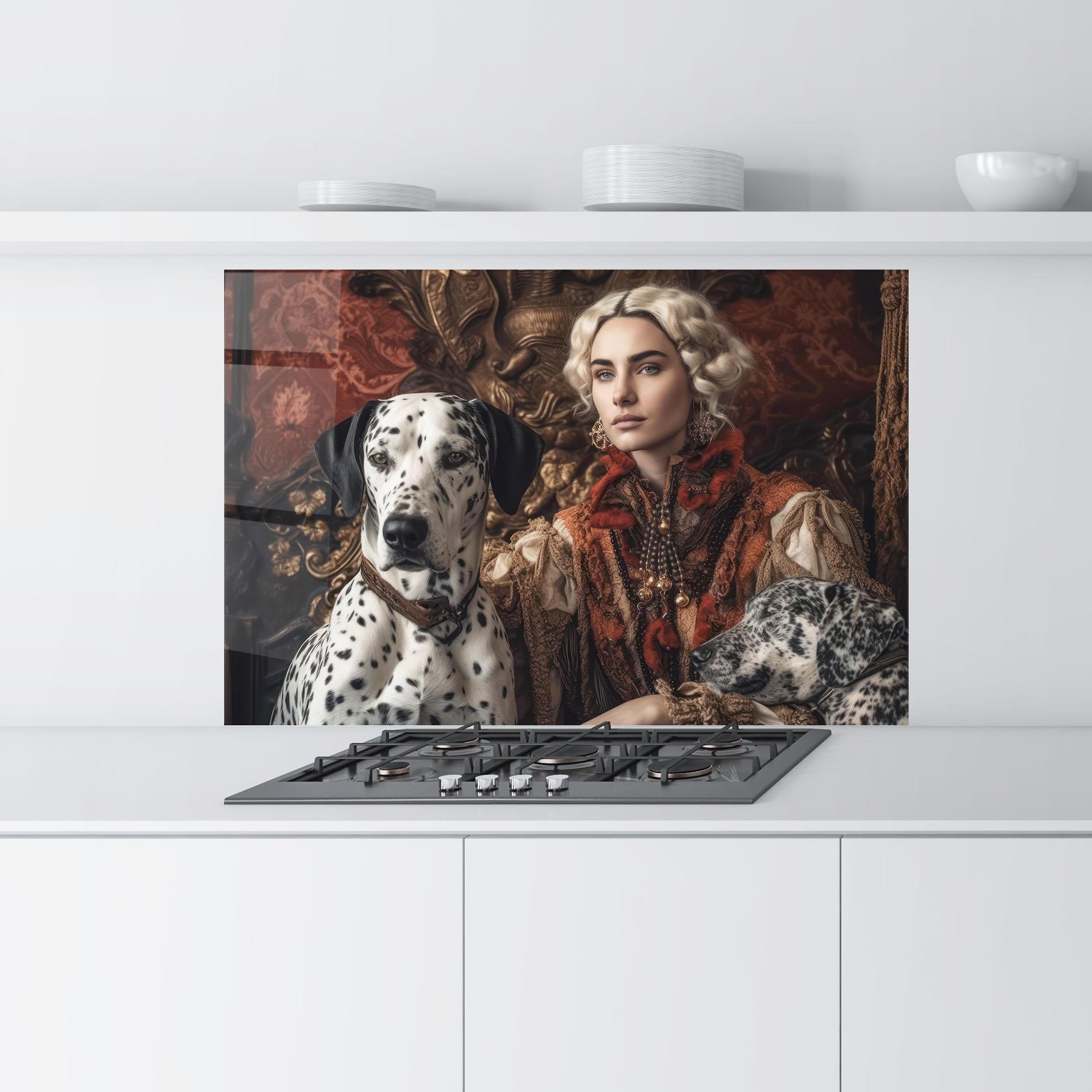 Konyhai üveg hátfal Queen Fashion mockup 9