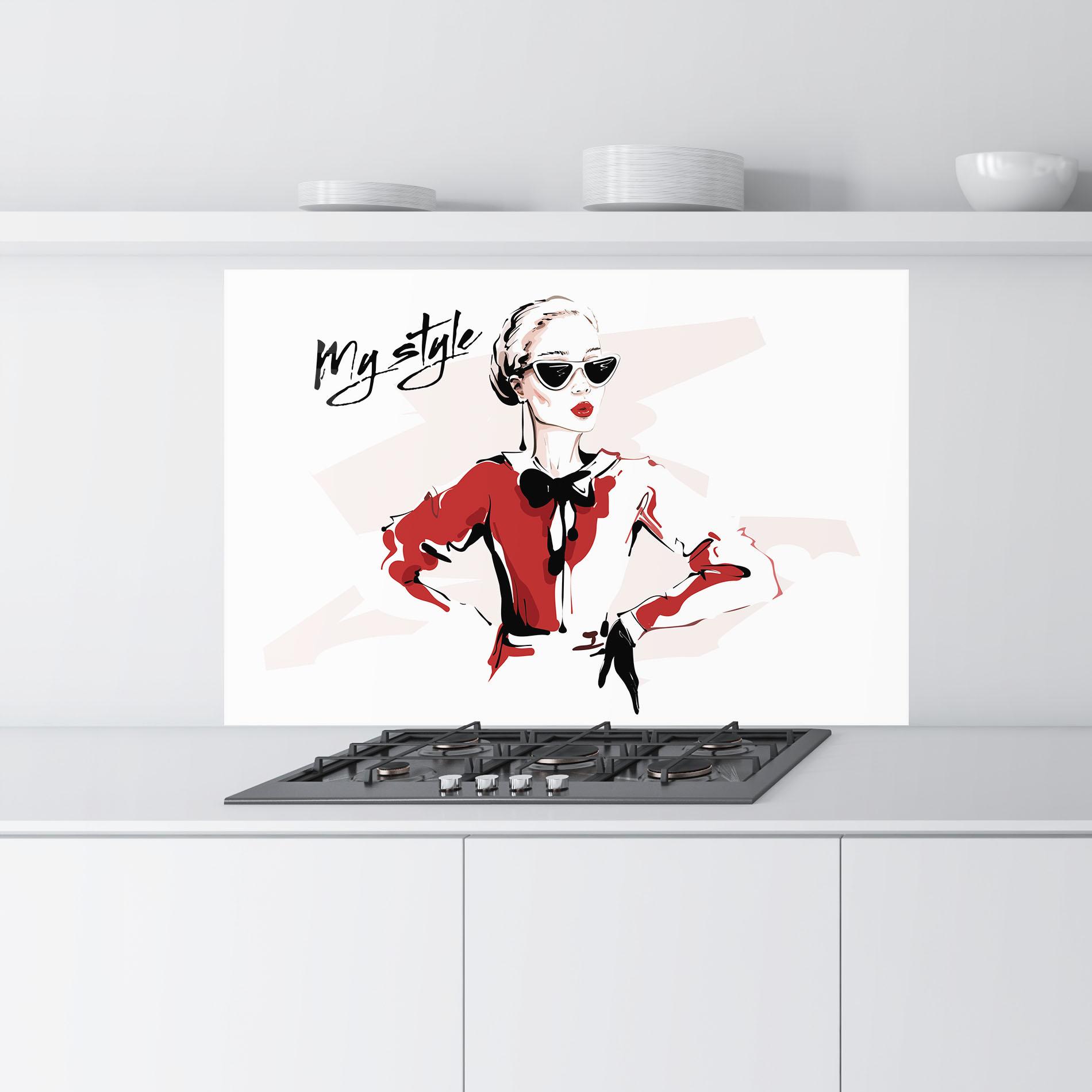 Konyhai üveg hátfal Vintage My Style mockup 9
