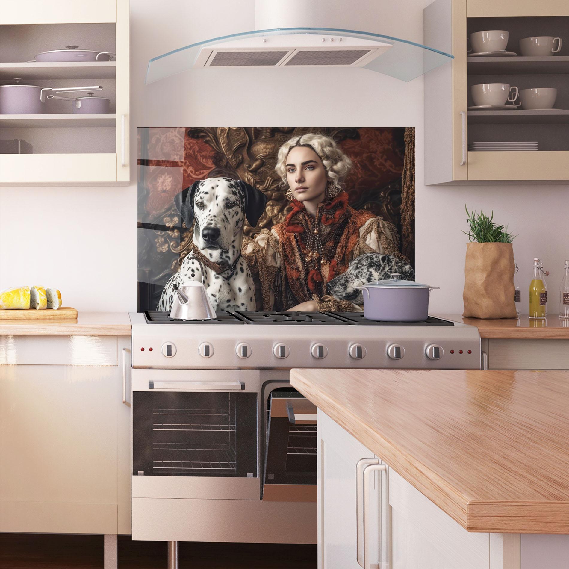 Konyhai üveg hátfal Queen Fashion mockup 1