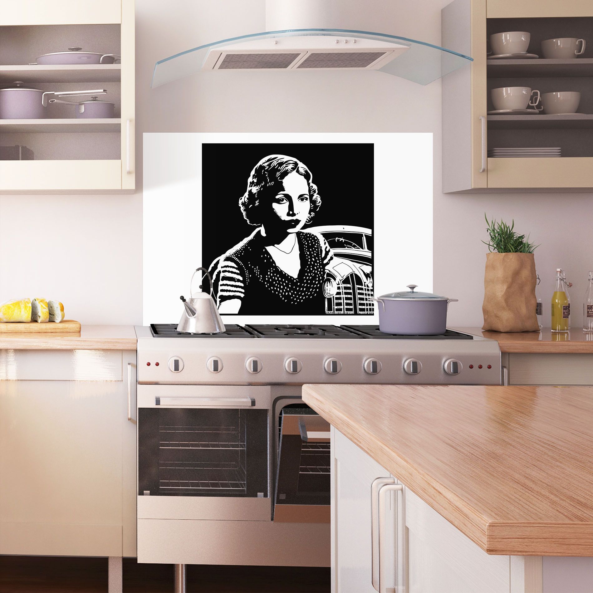 Retro Woman mockup 1