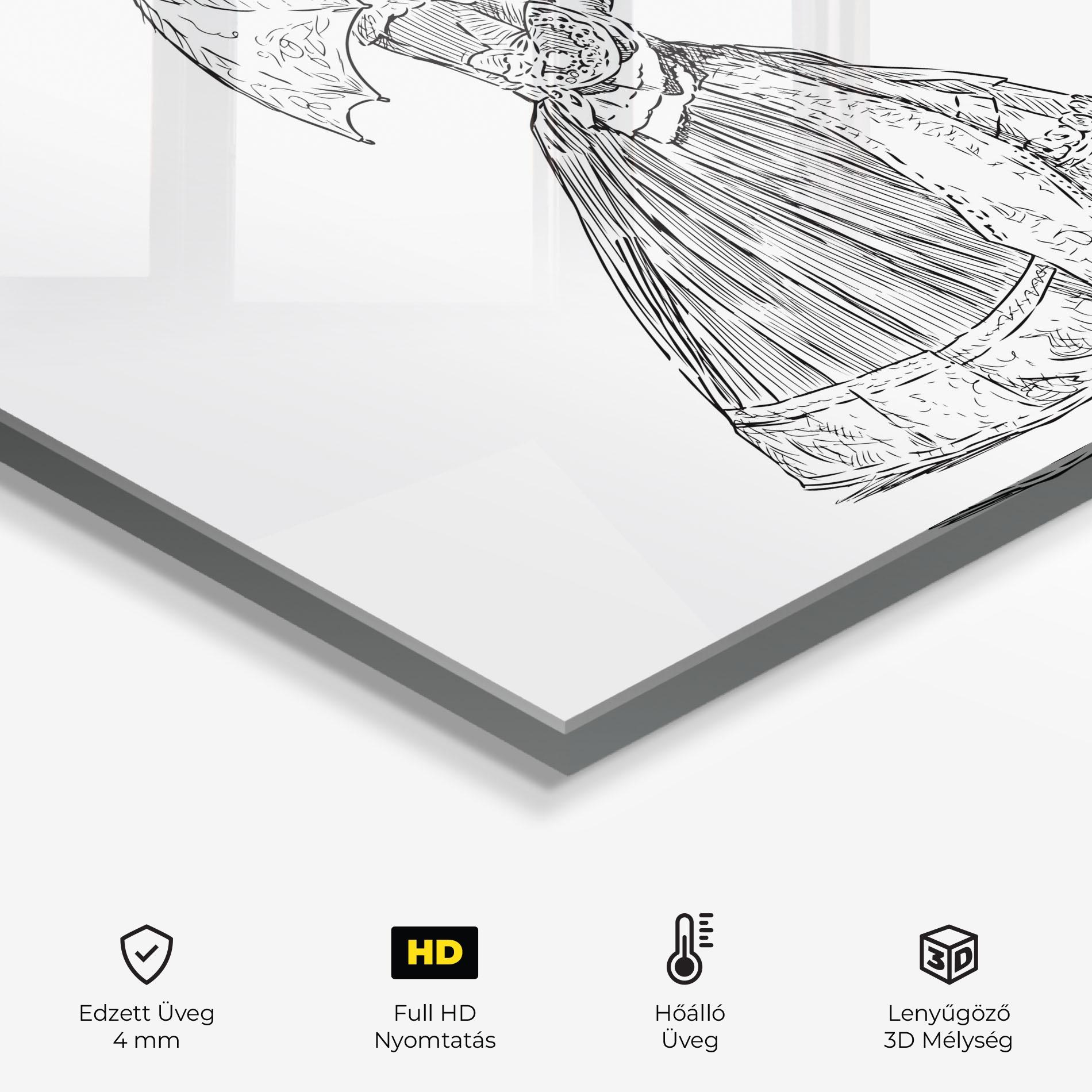 Konyhai üveg hátfal Century Couple mockup 2