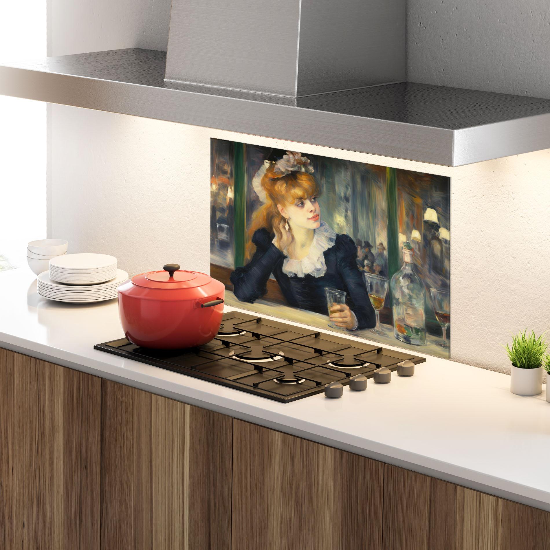 Konyhai üveg hátfal Elegant Vintage Fashion mockup 4