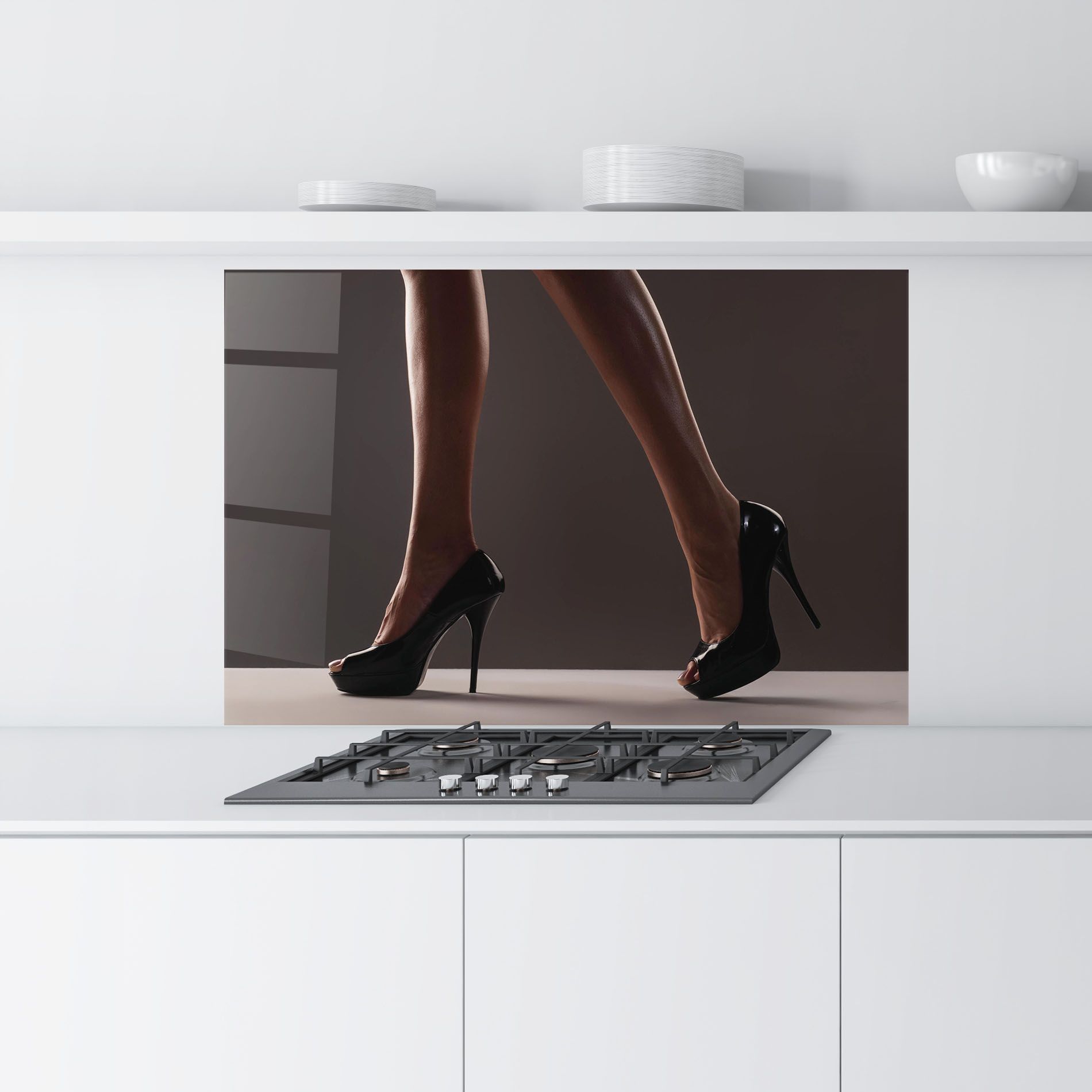 Black High Heels mockup 9