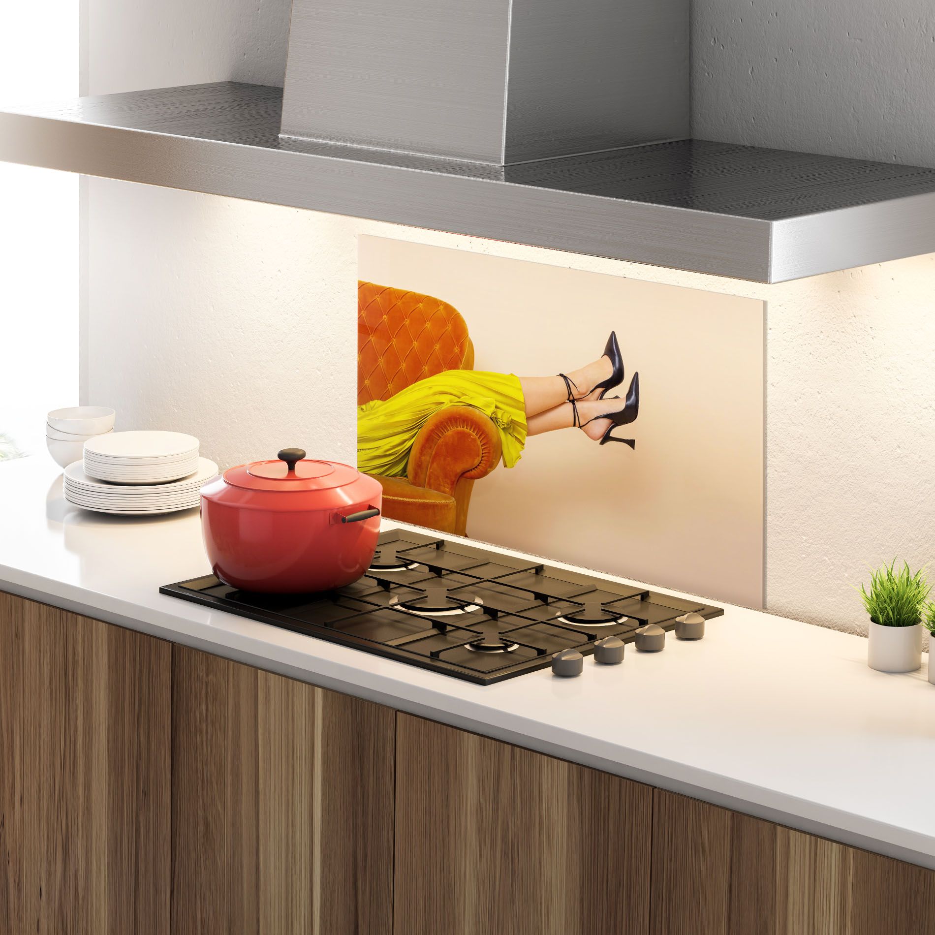 Black Heals On Cream mockup 4