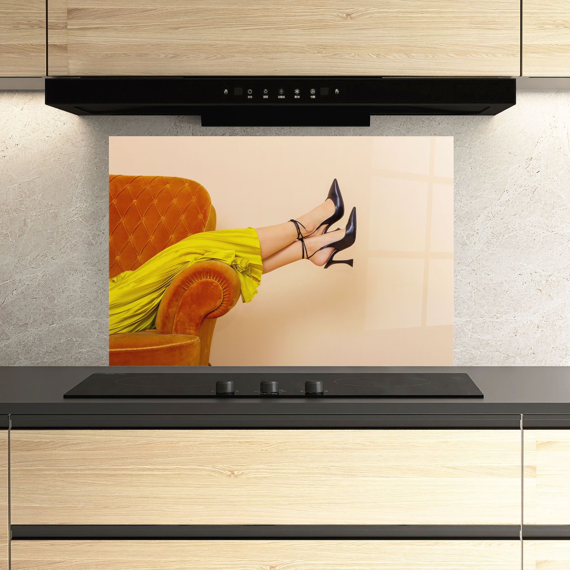 Black Heals On Cream mockup 3