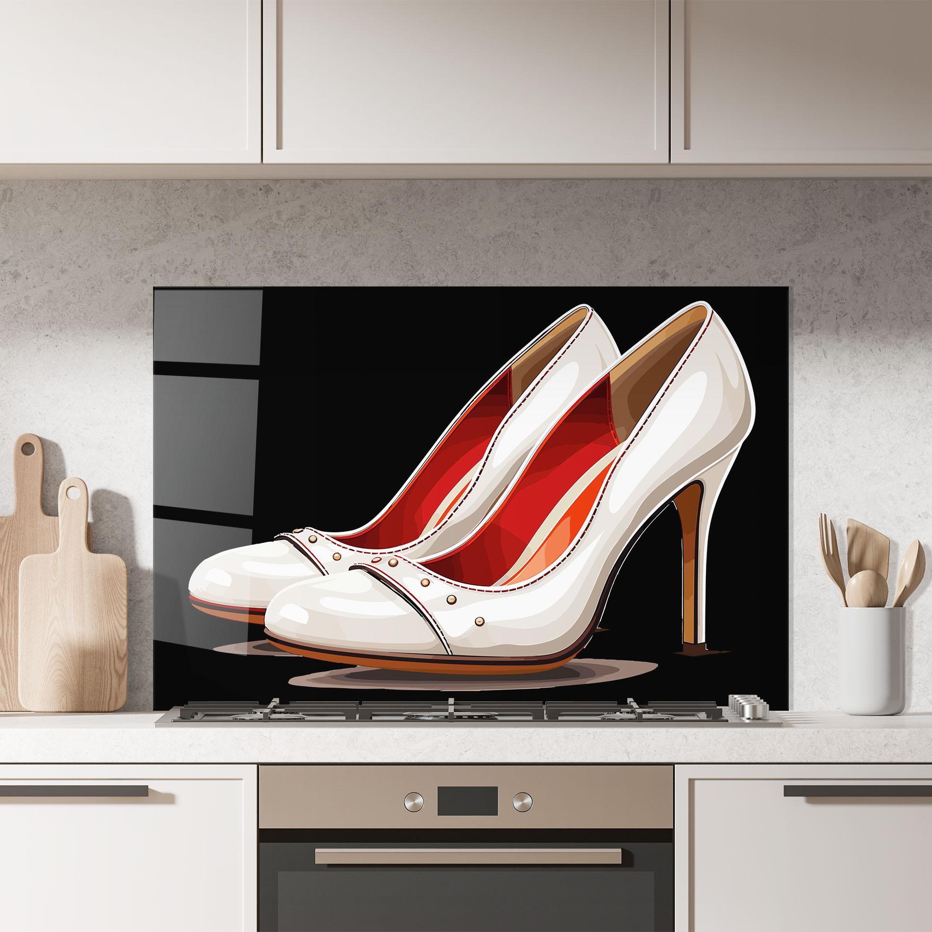 Konyhai üveg hátfal Cream Heals mockup 7