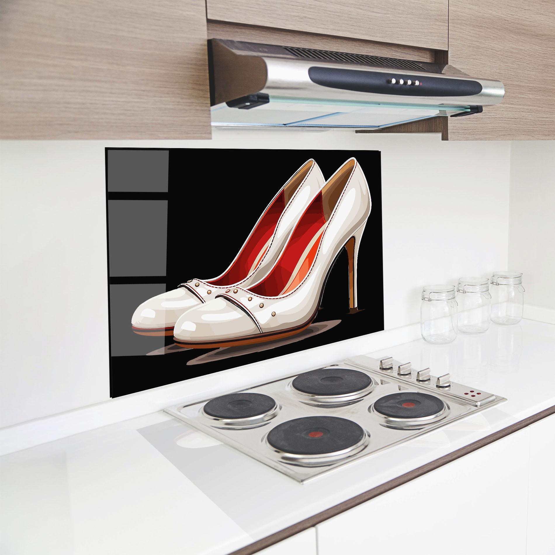 Konyhai üveg hátfal Cream Heals mockup 8