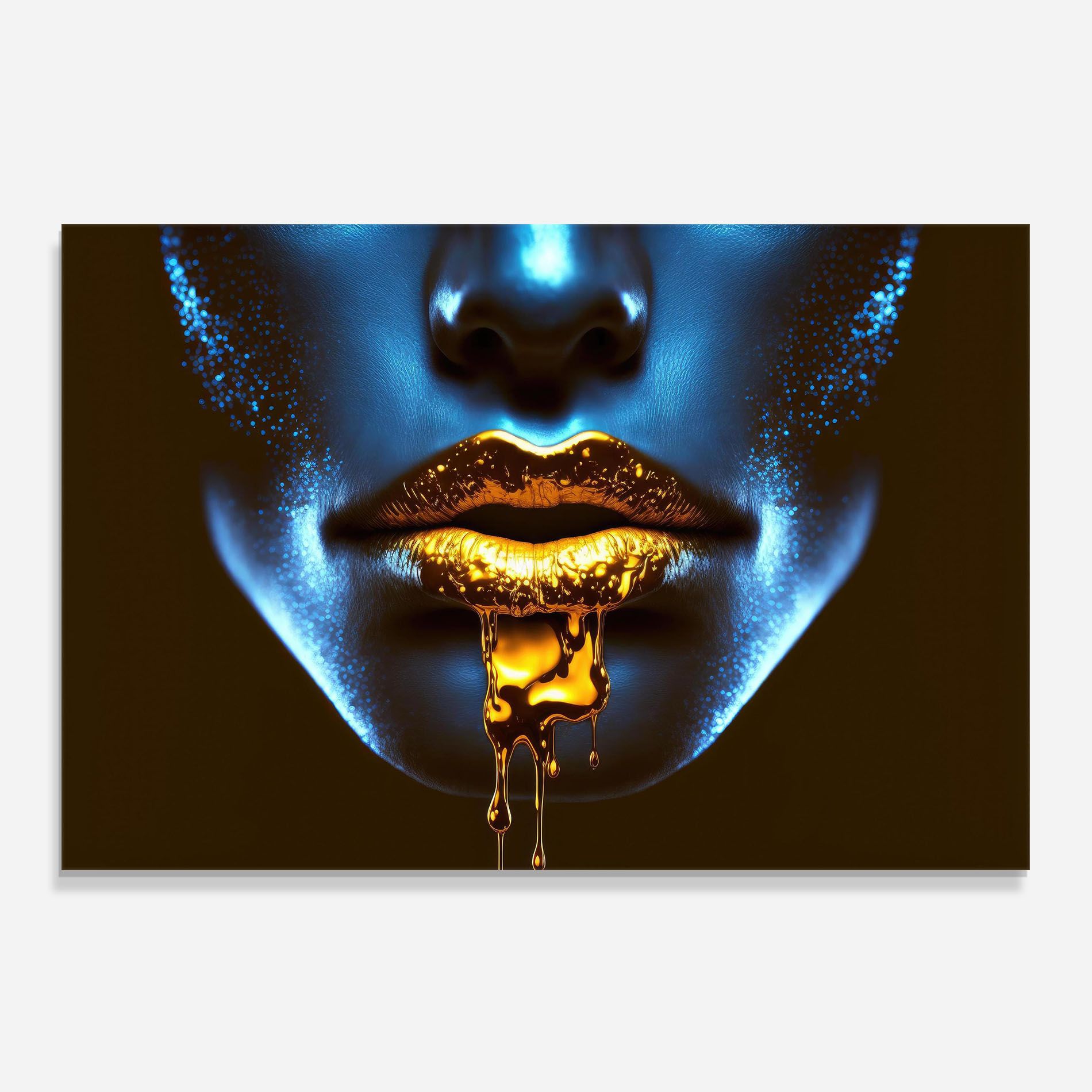 Blue Gold Lips mockup 0