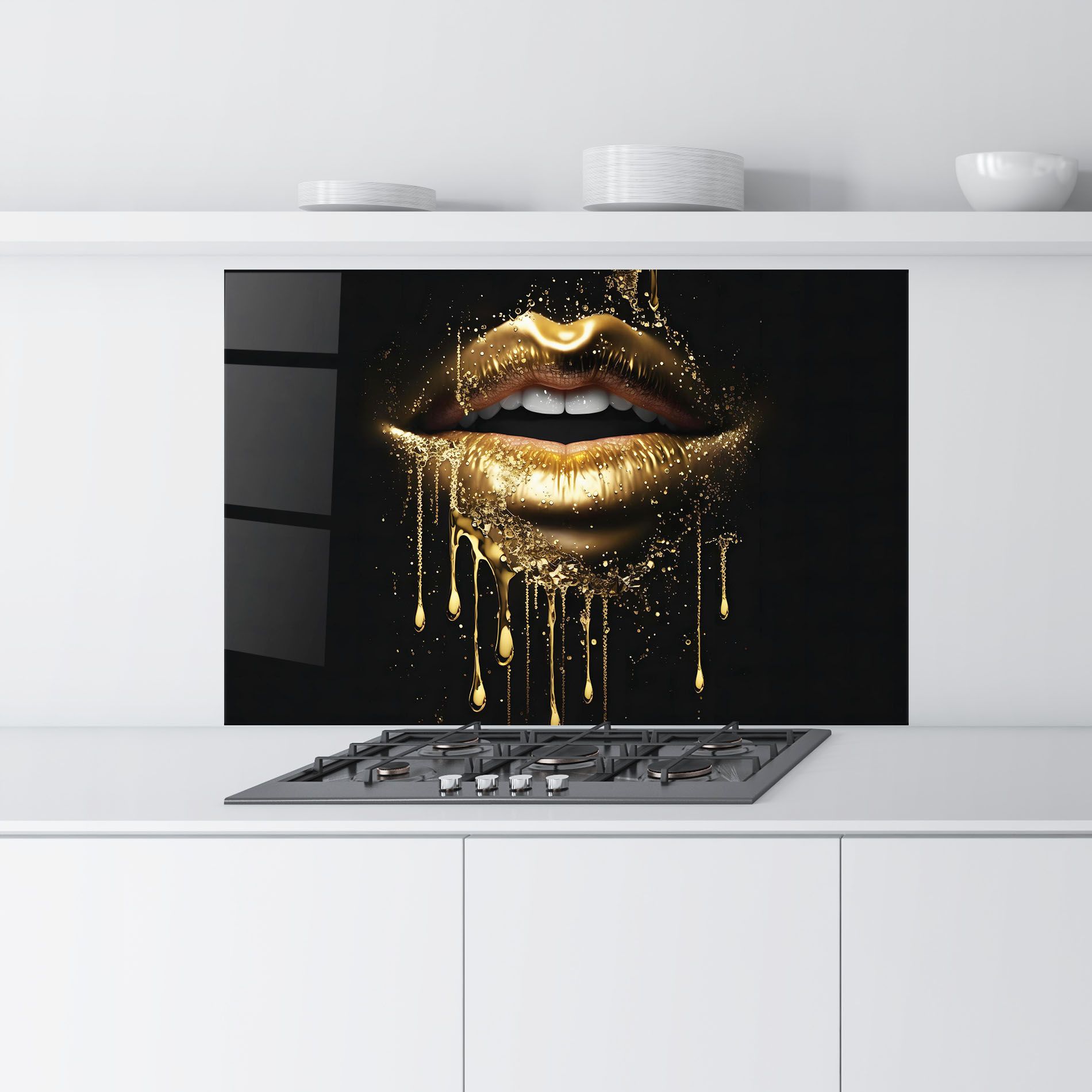 Golden Luxury Lips mockup 9