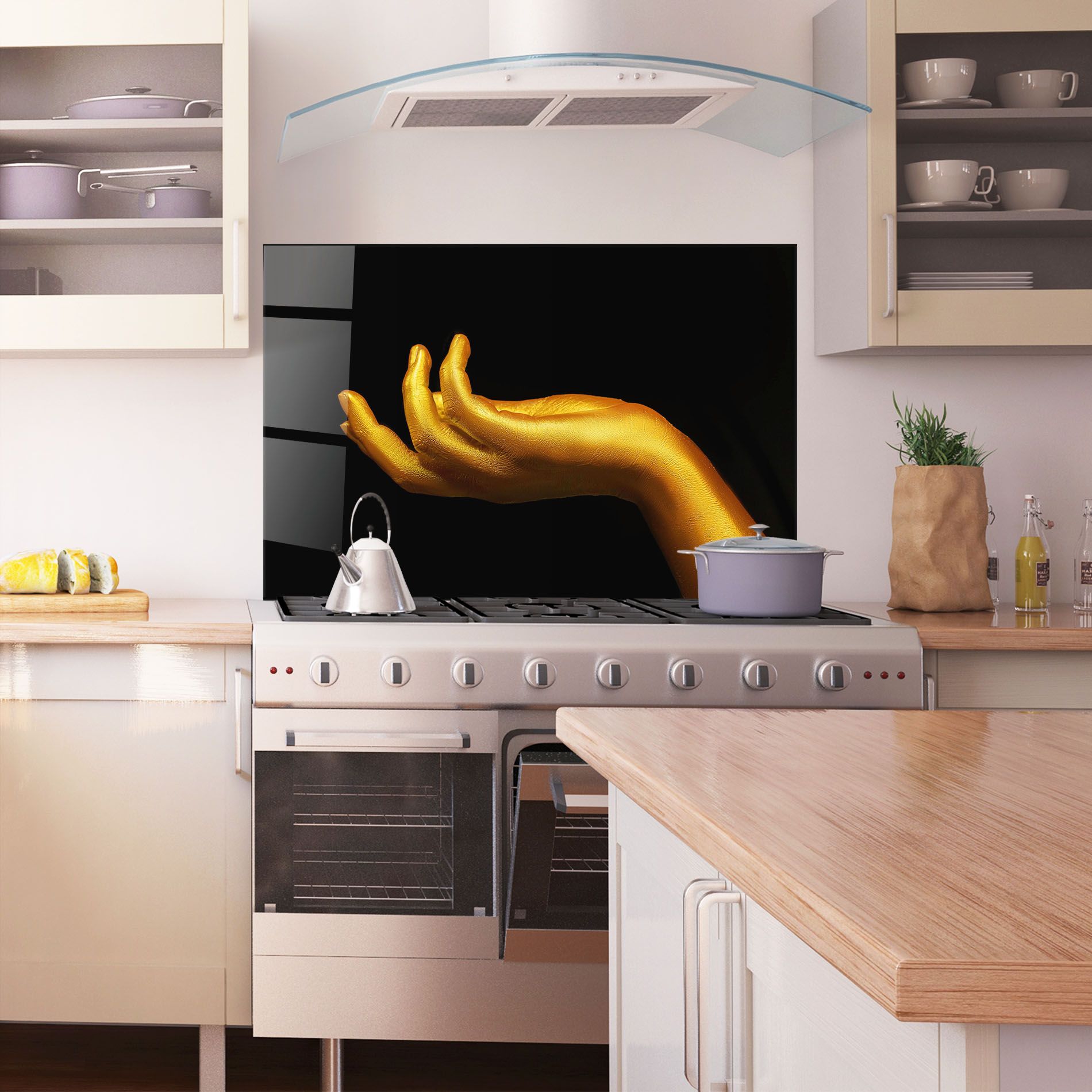 Strong Gold Hand mockup 1