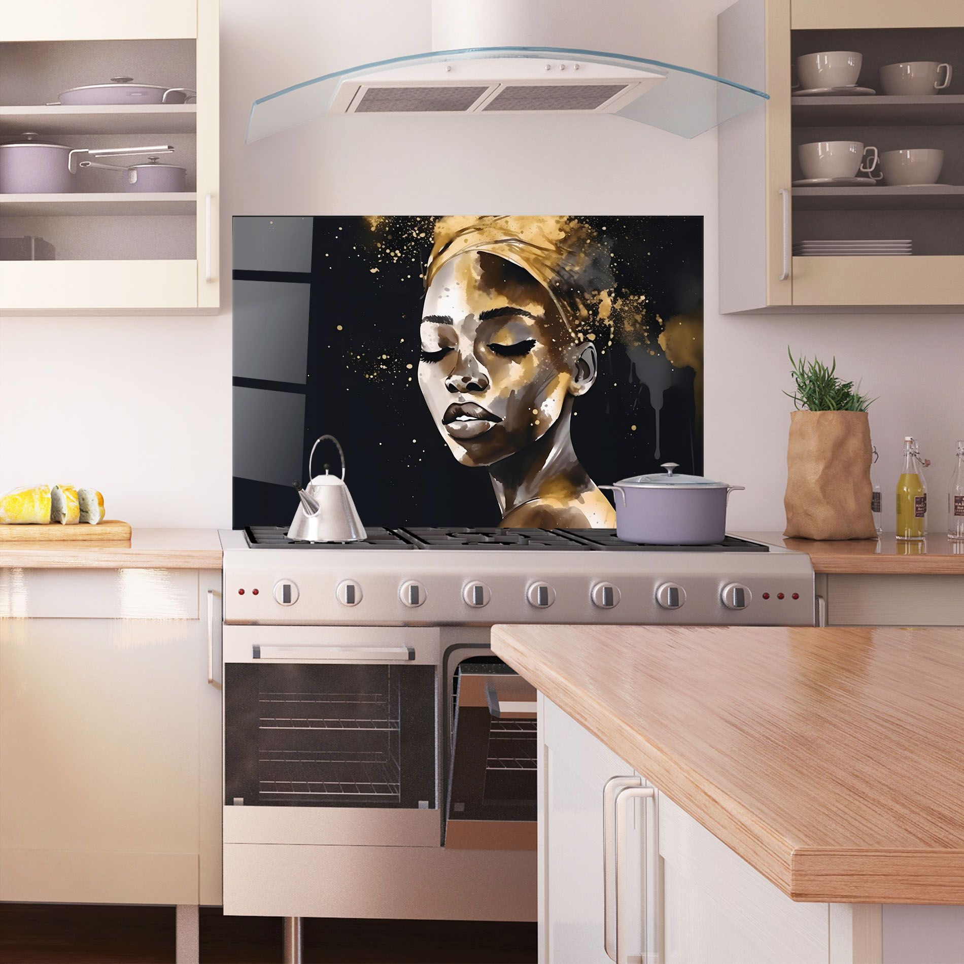 Stylish Gold African mockup 1