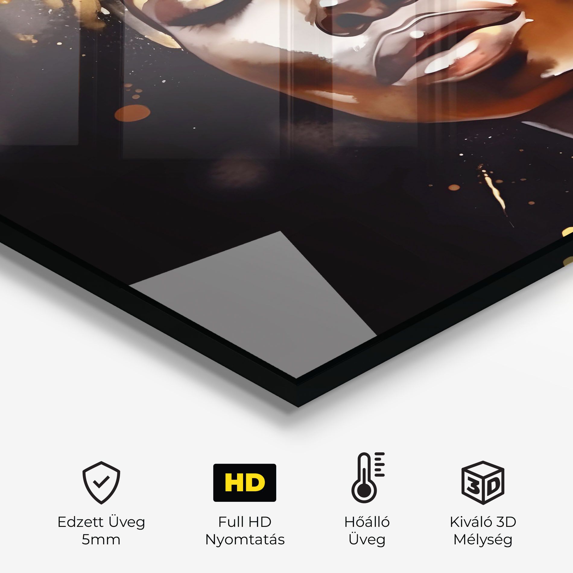 Abstract Gold Woman mockup 2