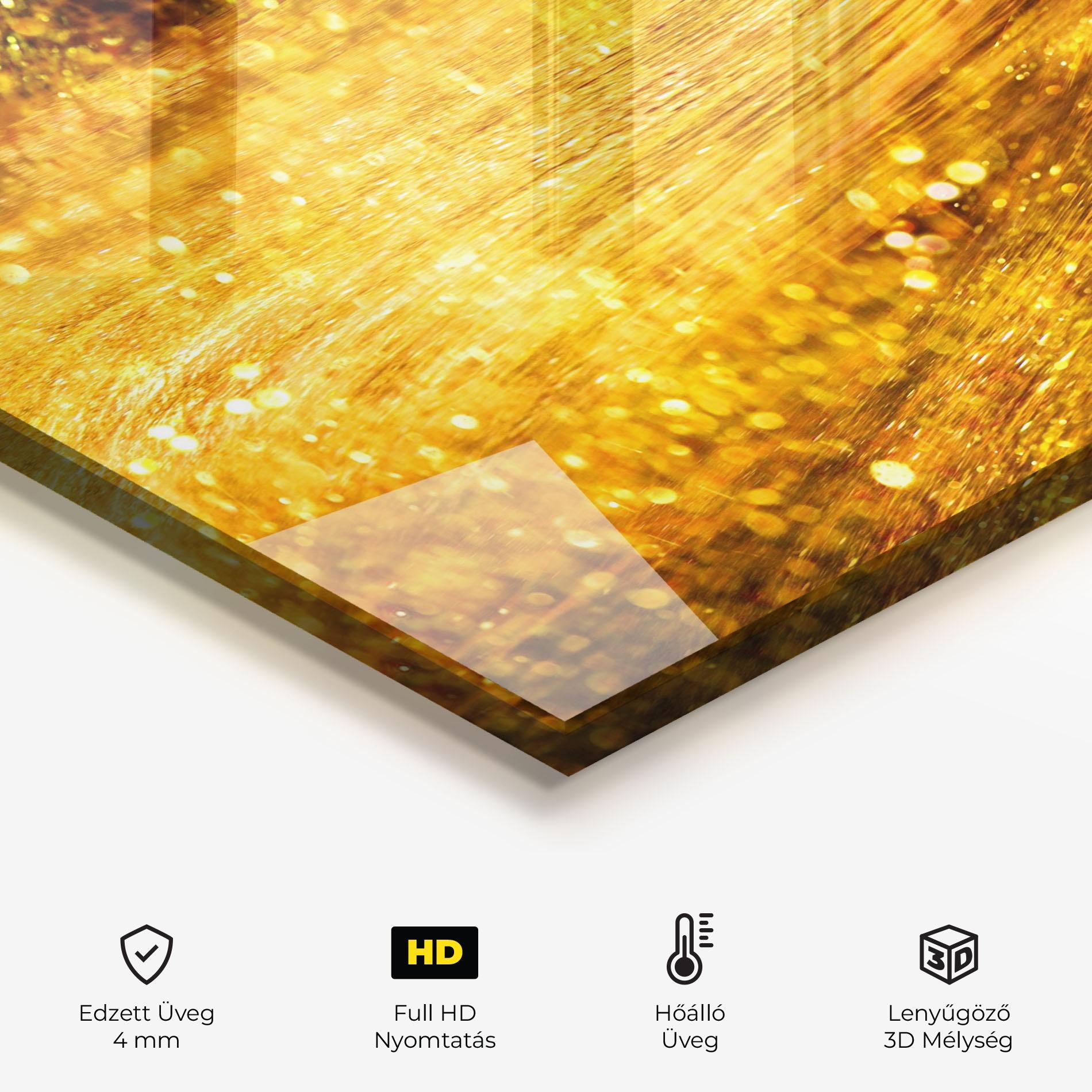 Konyhai üveg hátfal Golden Girl mockup 2