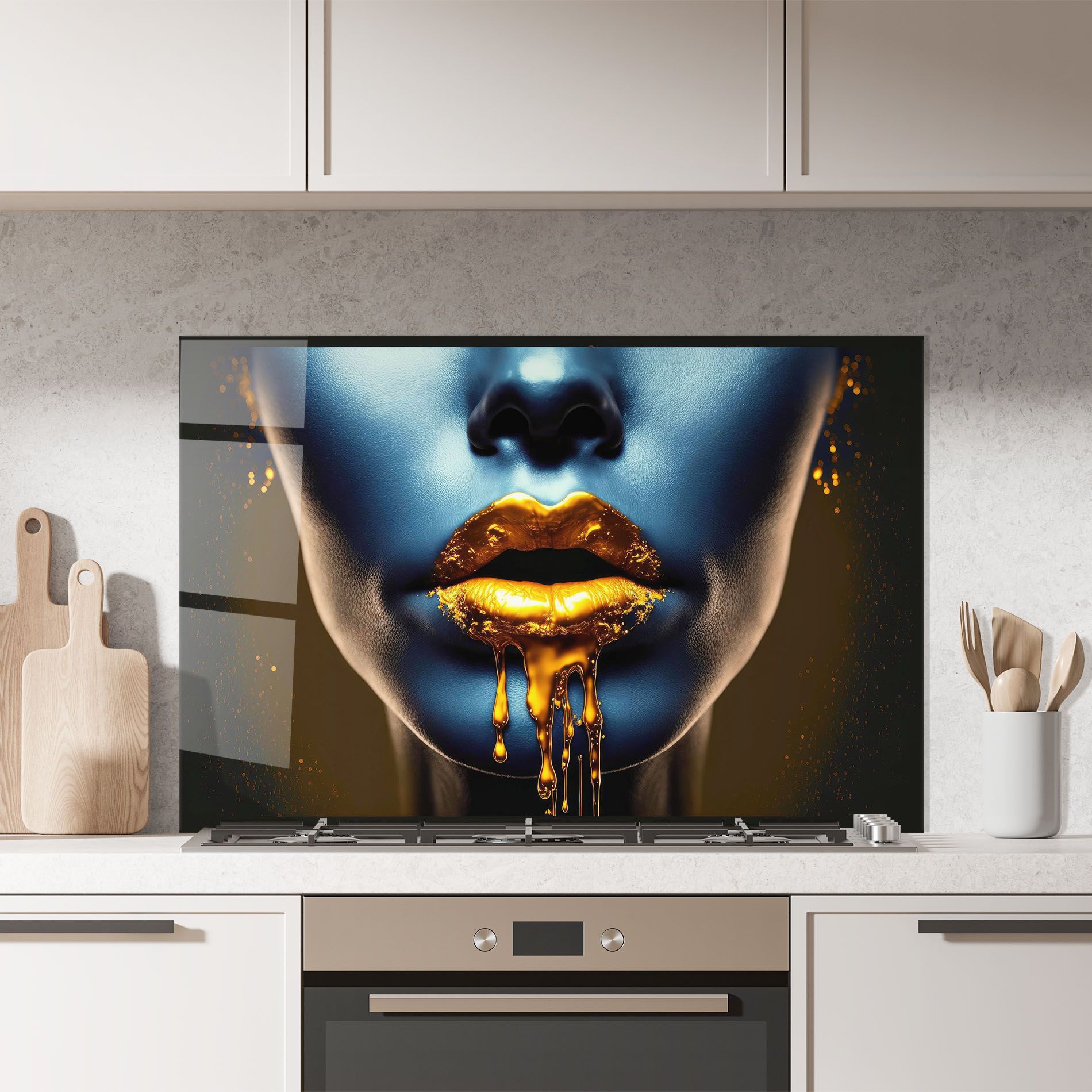 Gold Liquid Blue mockup 7