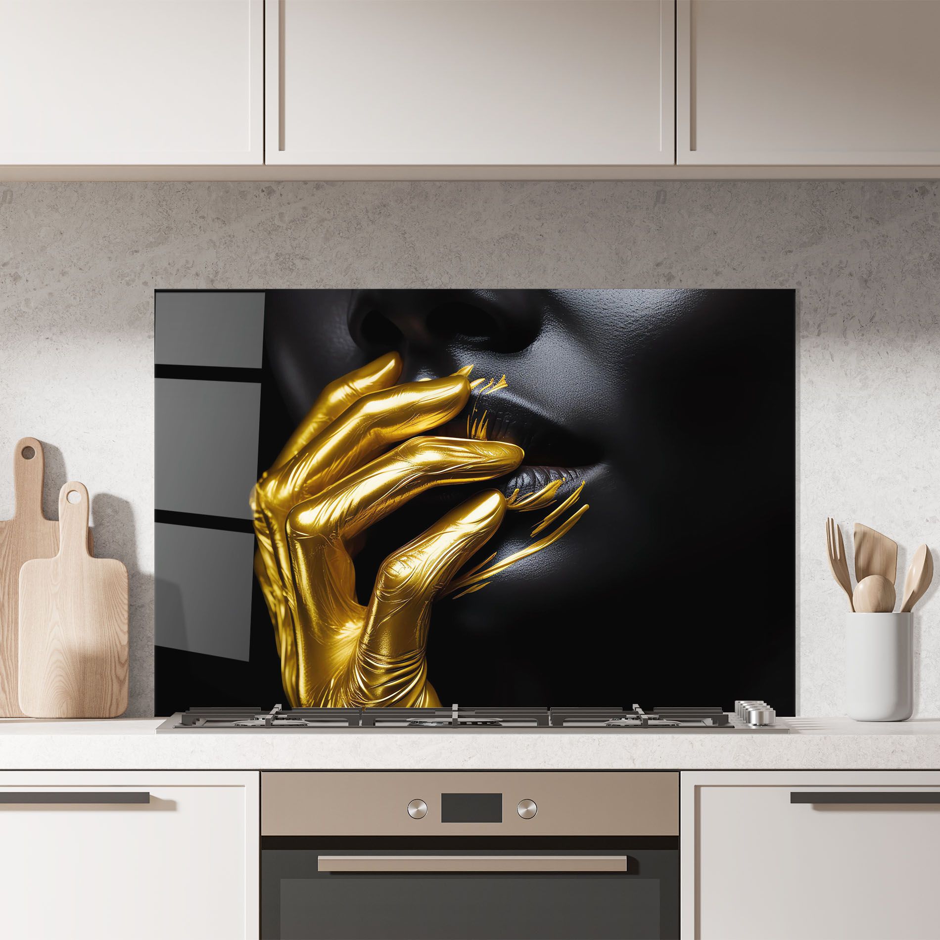 Gold Small Hand mockup 7