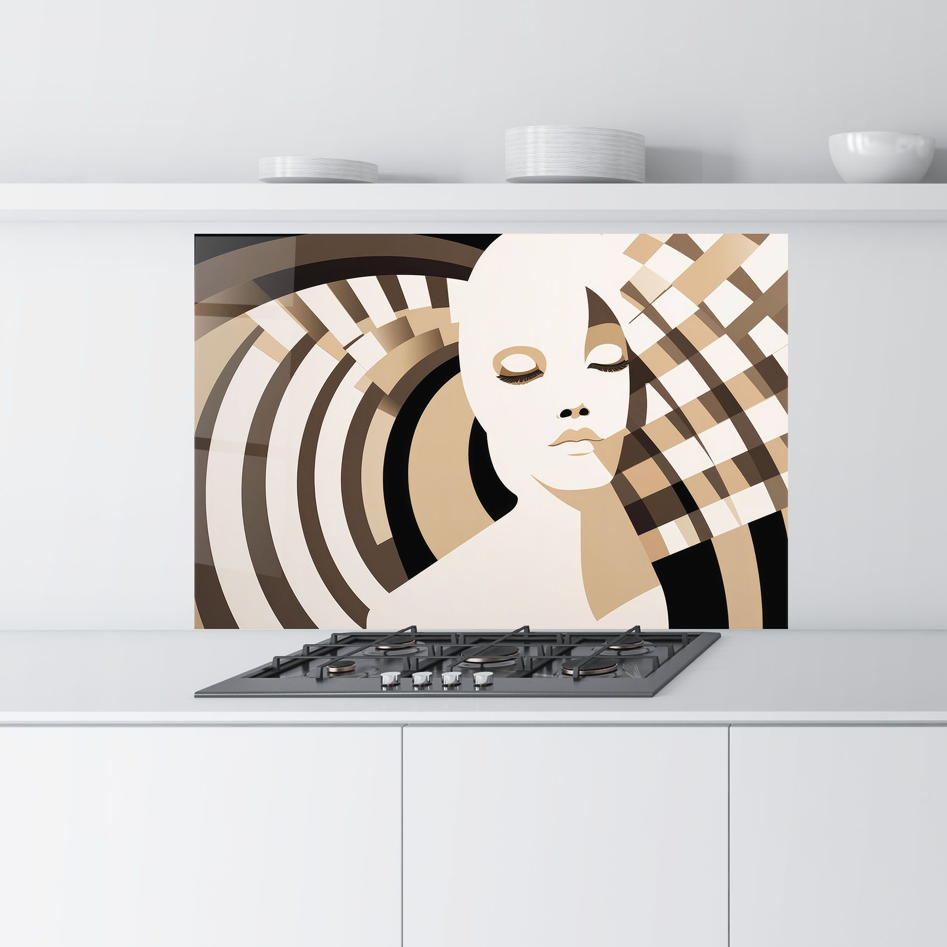 Op Art Portrait mockup 9