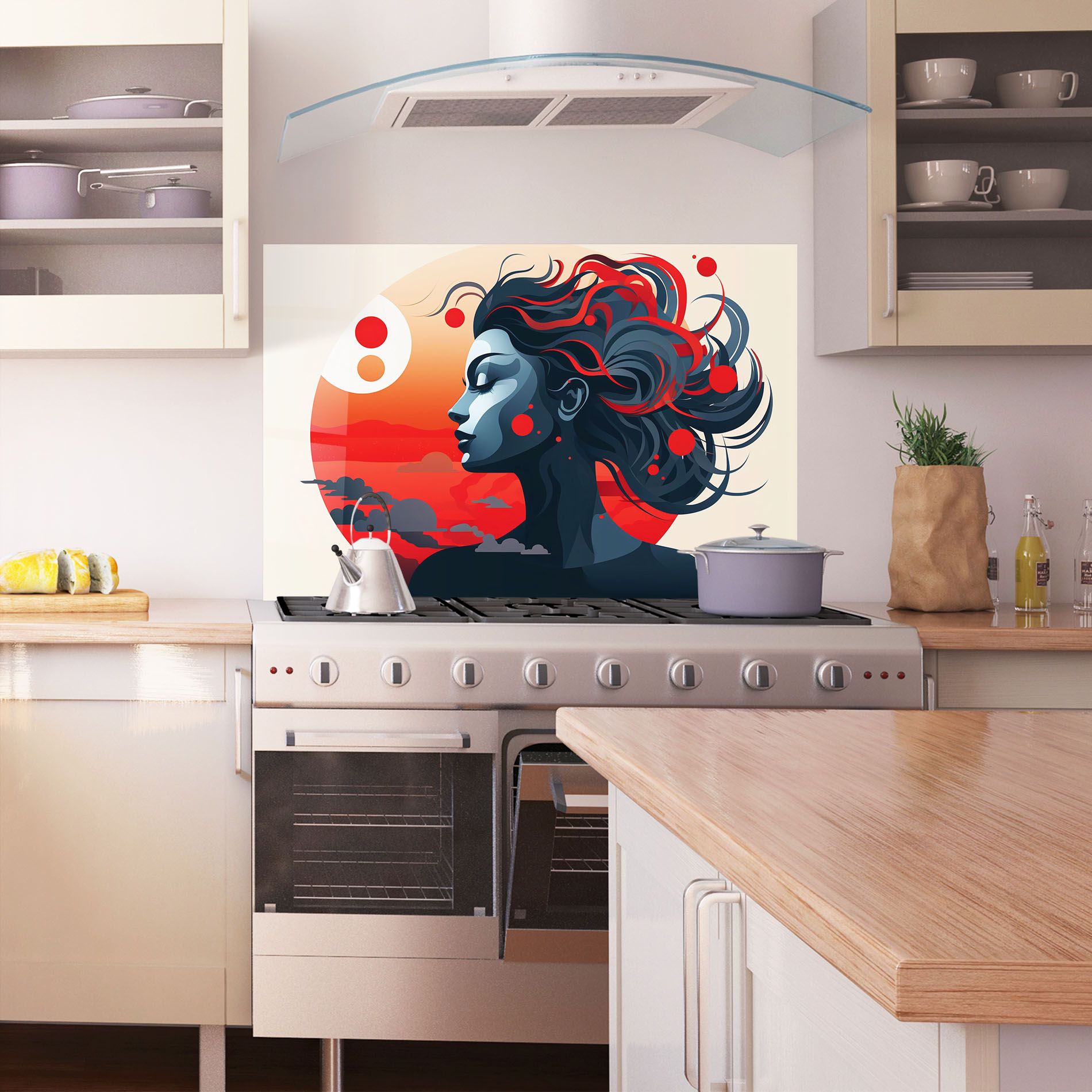 Simple Colored Girl mockup 1