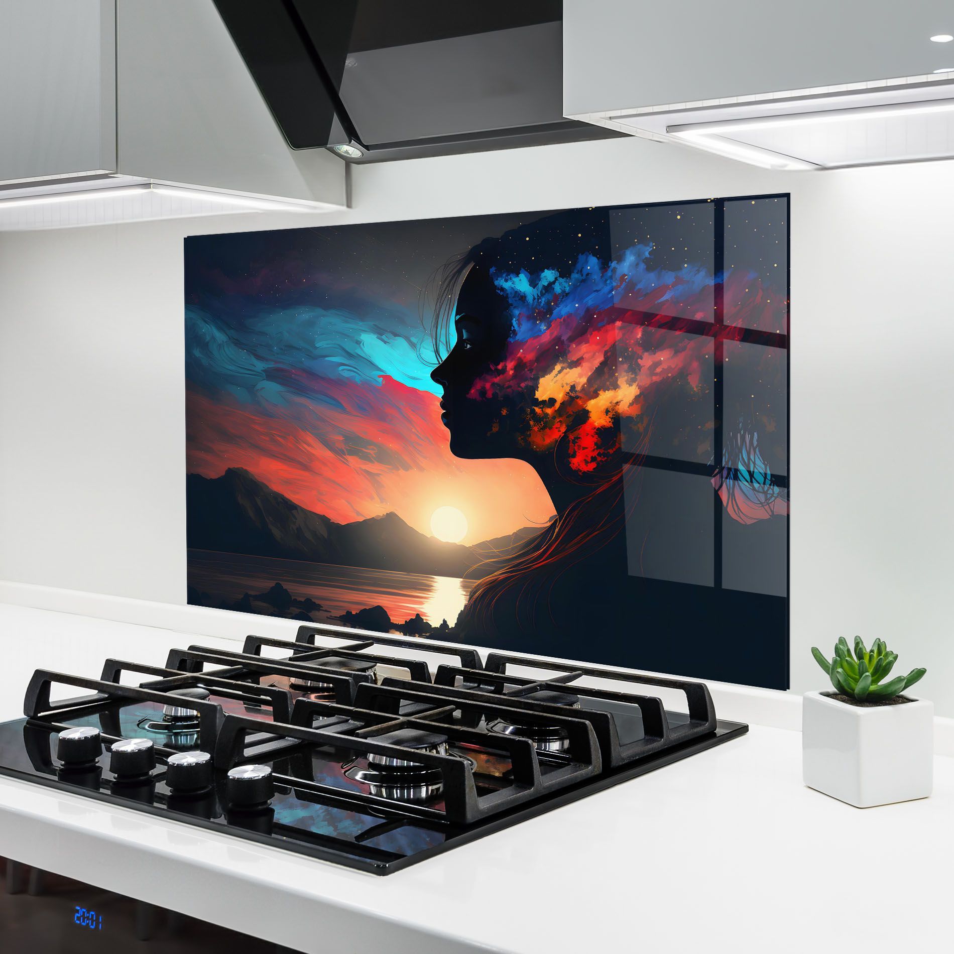 Mystical Woman Silhouette mockup 6