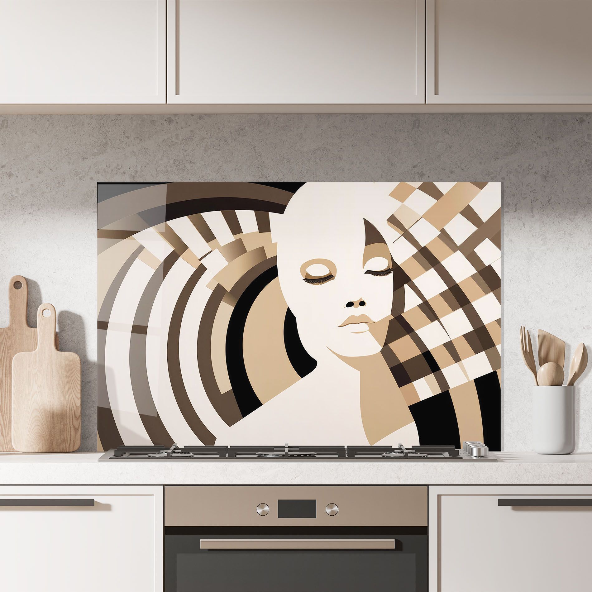 Op Art Portrait mockup 7