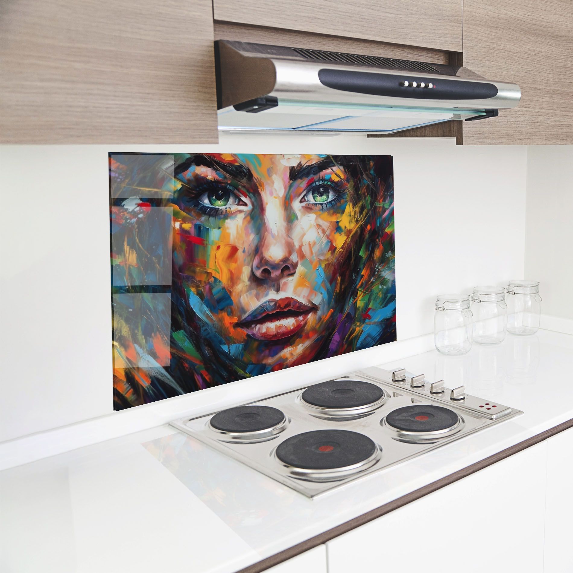 Vibrant Color Woman Paint mockup 8