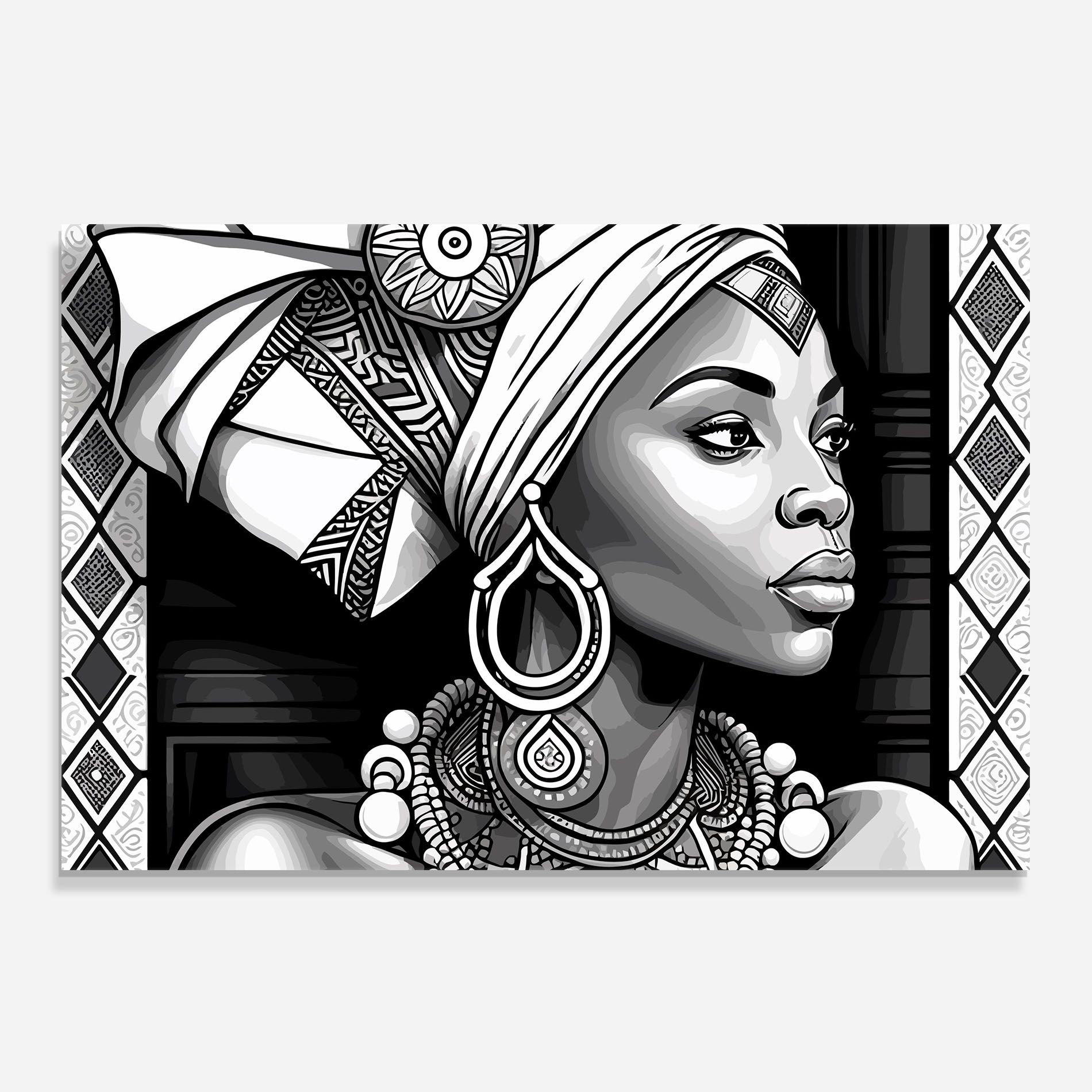 African Lady mockup 0