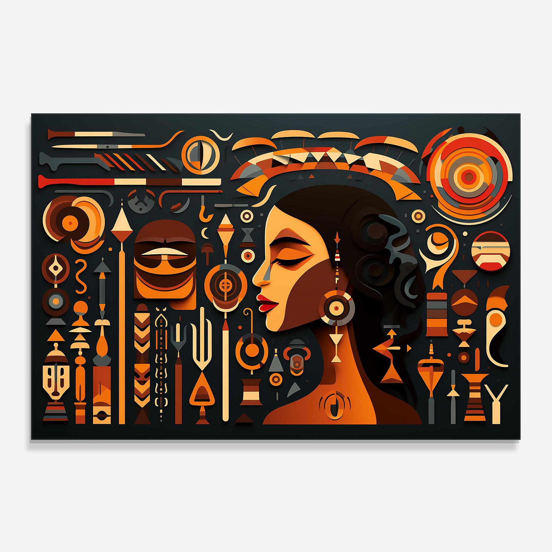 Konyhai üveg hátfal Old Cultural Elements mockup 0