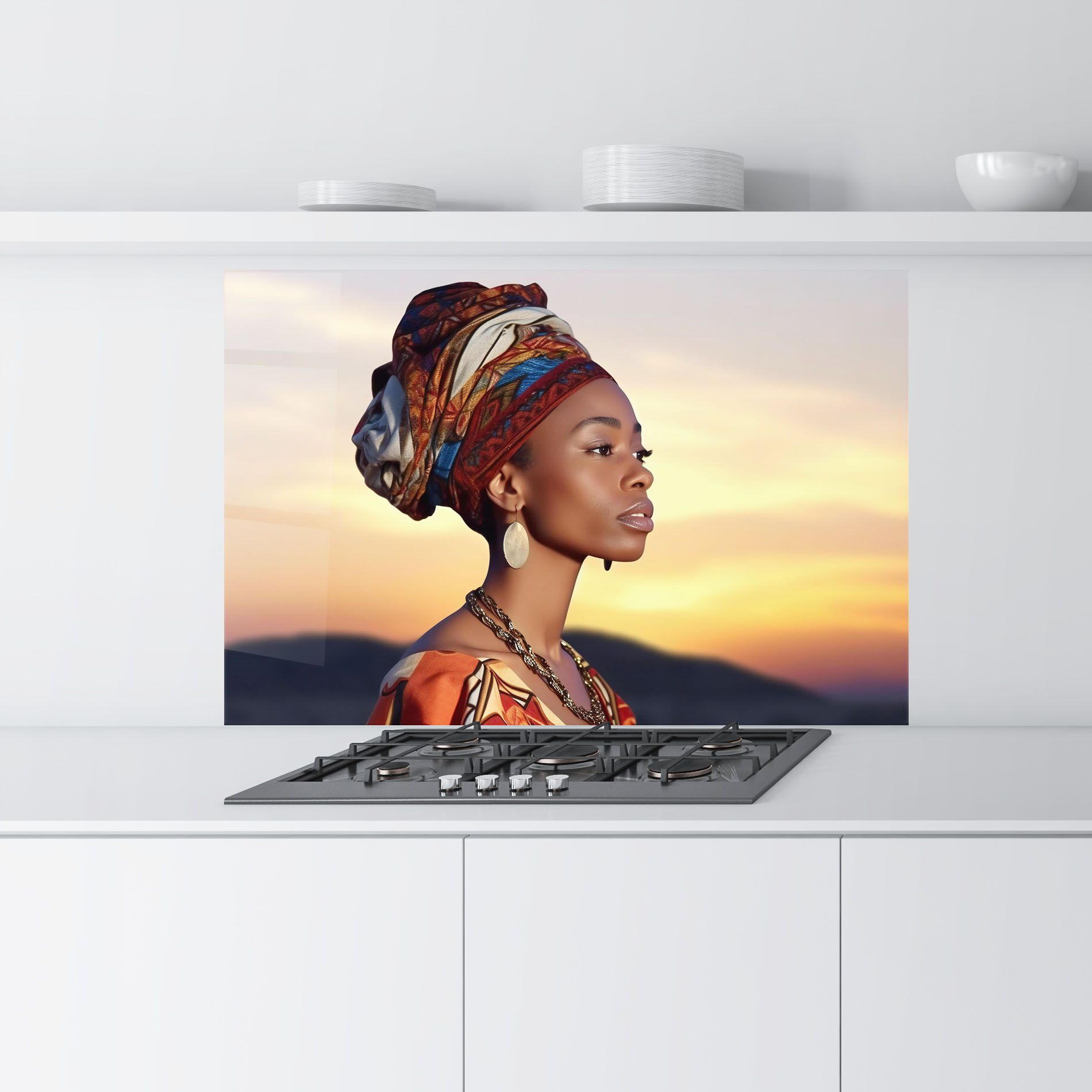 Beautiful African Sunset mockup 9