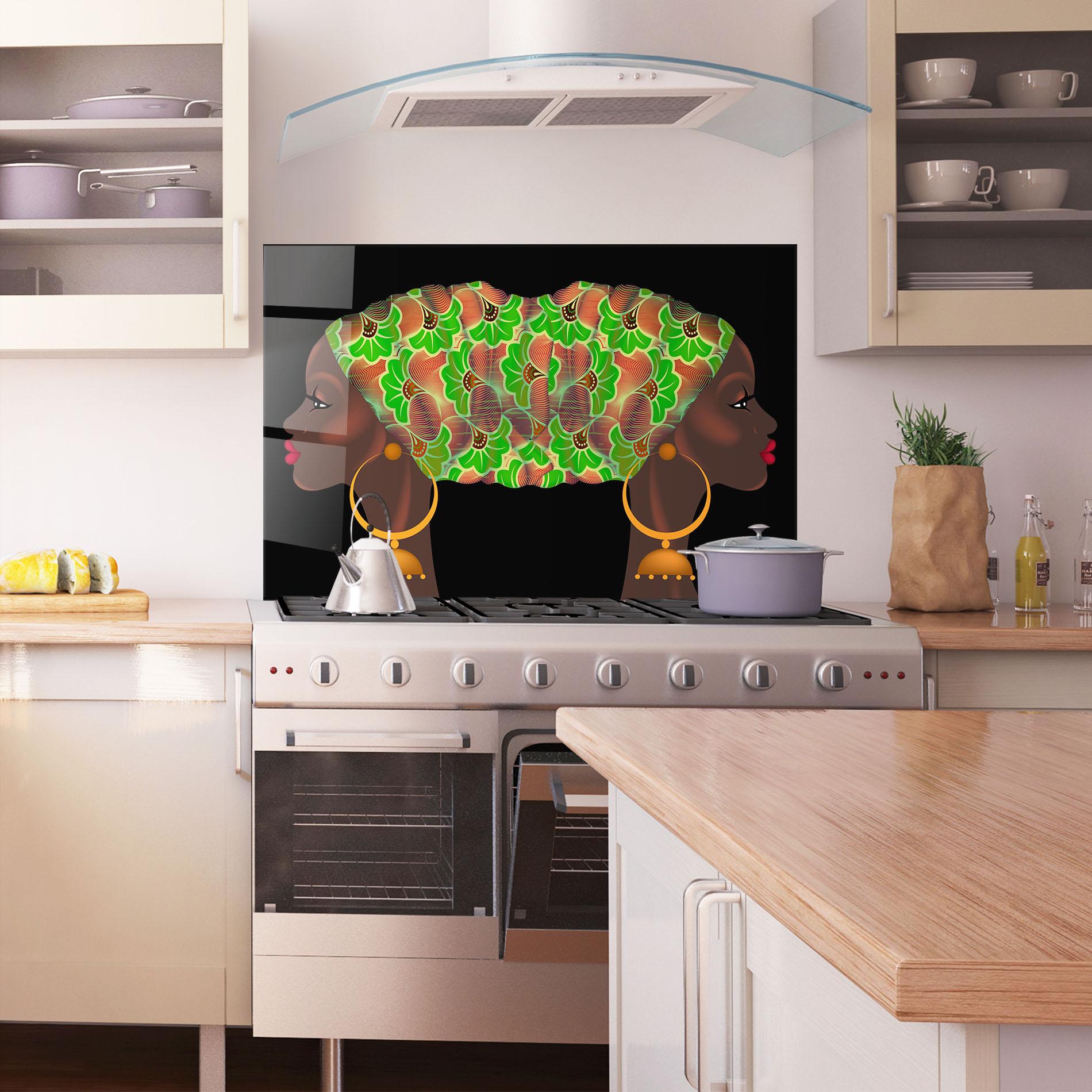 Konyhai üveg hátfal Ankara Headwrap mockup 1