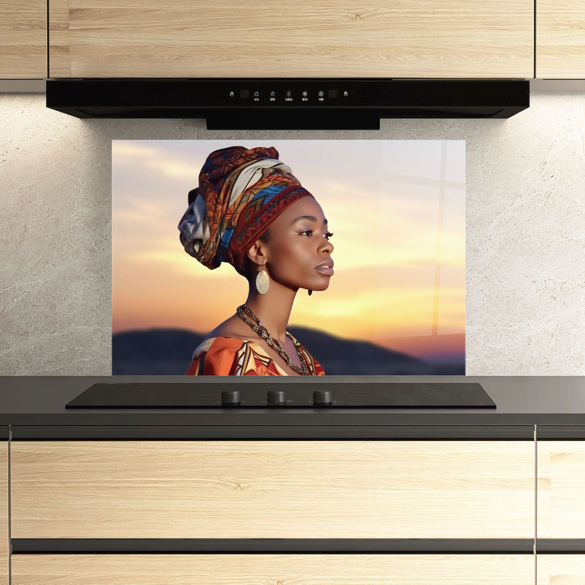 Beautiful African Sunset mockup 3