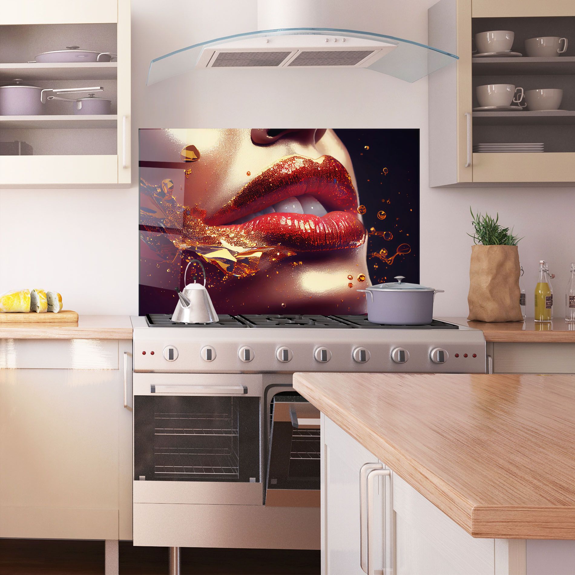 Gold Glitter Lips mockup 1