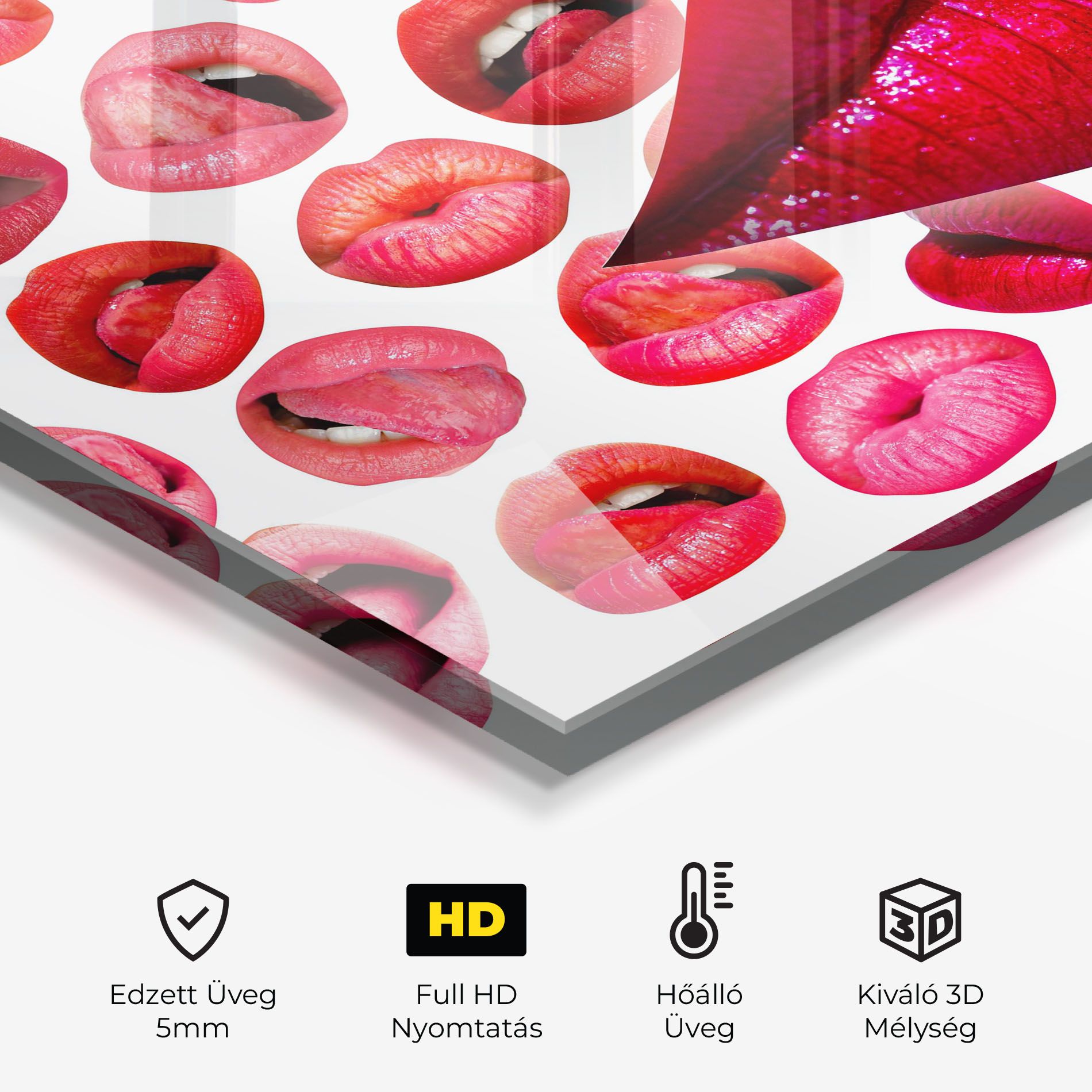 Red Lip Female mockup 2