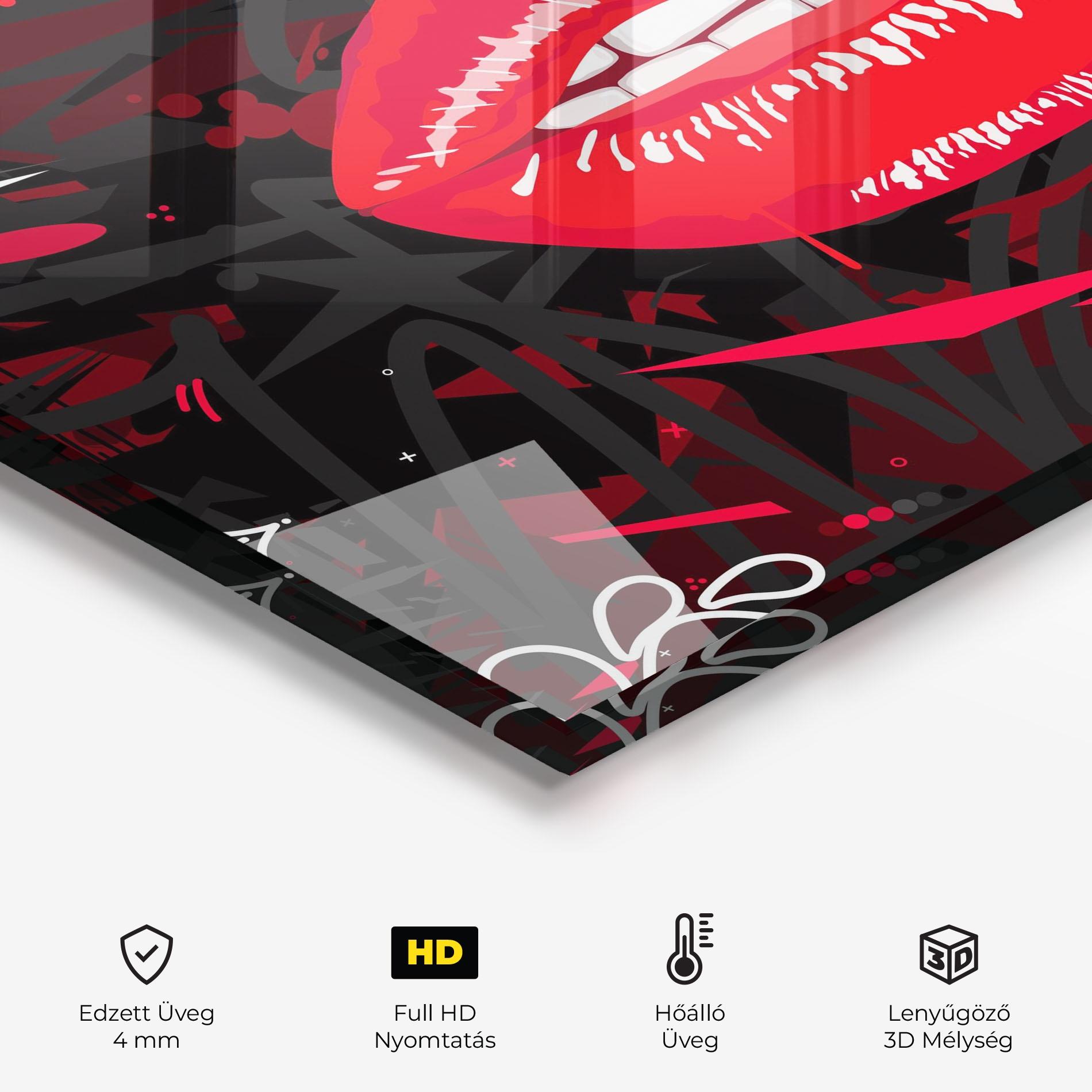 Konyhai üveg hátfal Graff Lips mockup 2