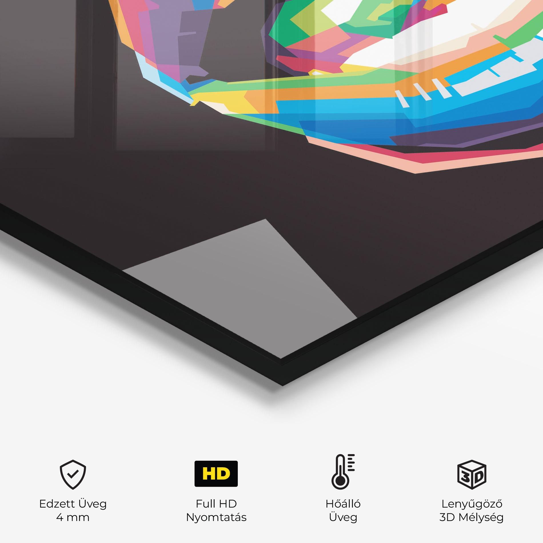 Konyhai üveg hátfal Lips Toungue mockup 2