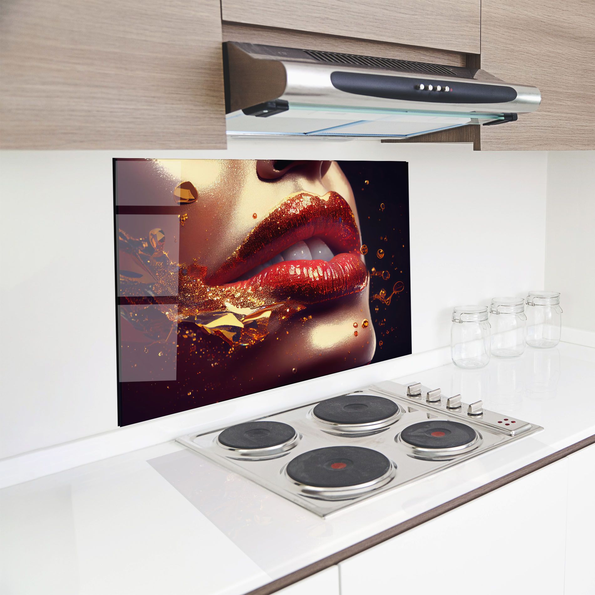 Gold Glitter Lips mockup 8