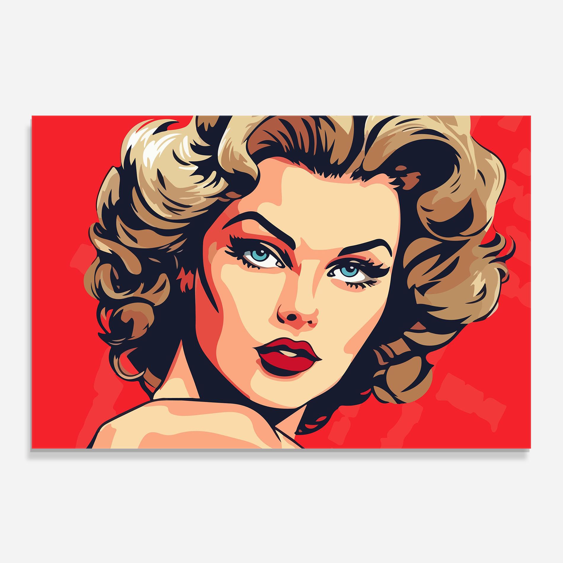 Konyhai üveg hátfal Blue Eyes Portrait mockup 0