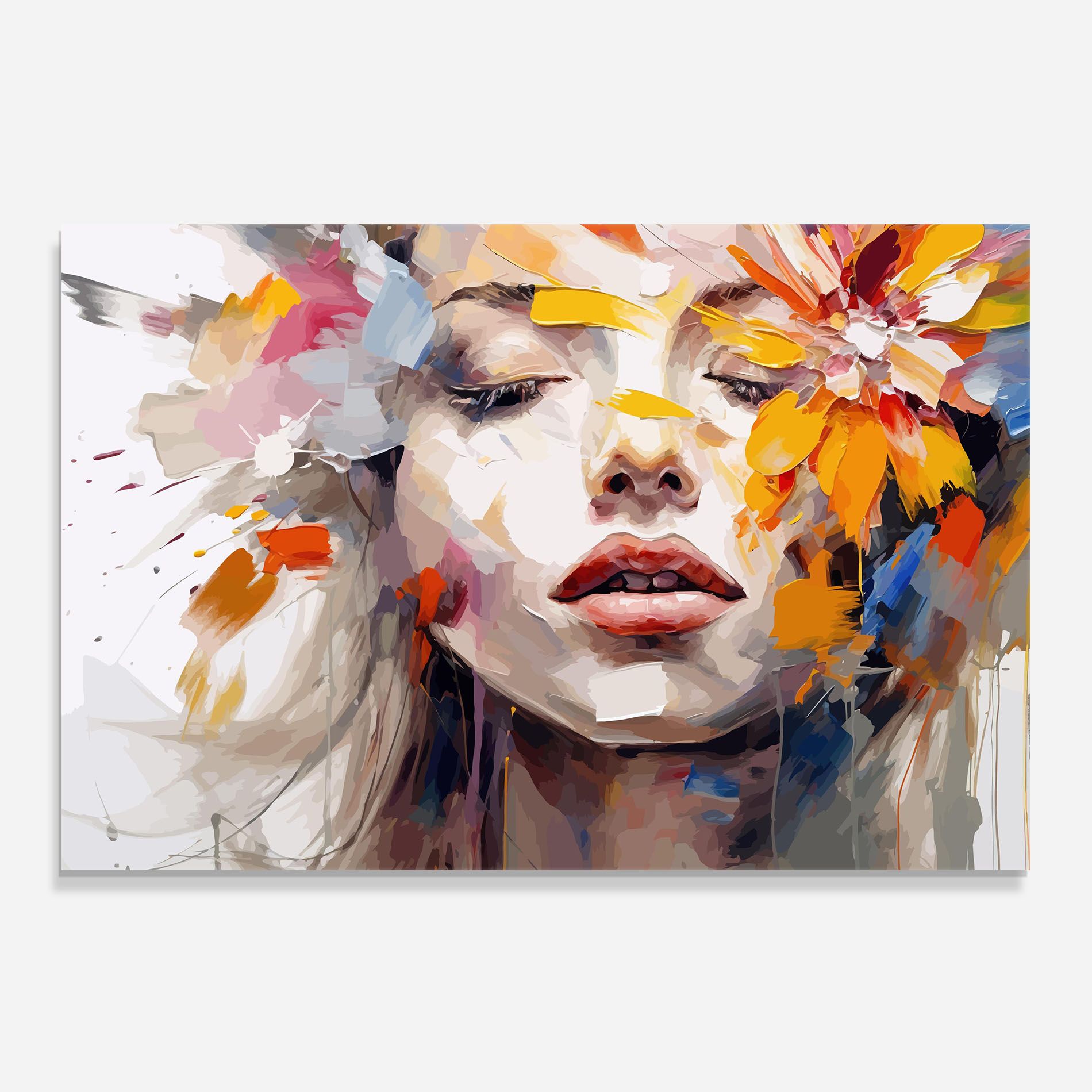 Oil Flower Portrait mockup 0