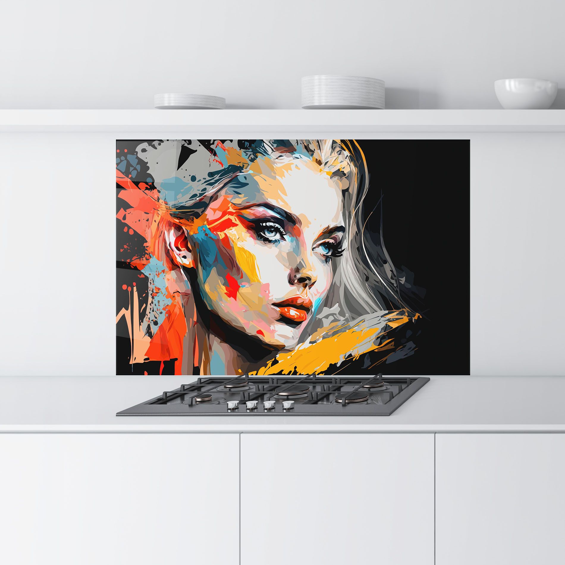 Blue Eye Face mockup 9