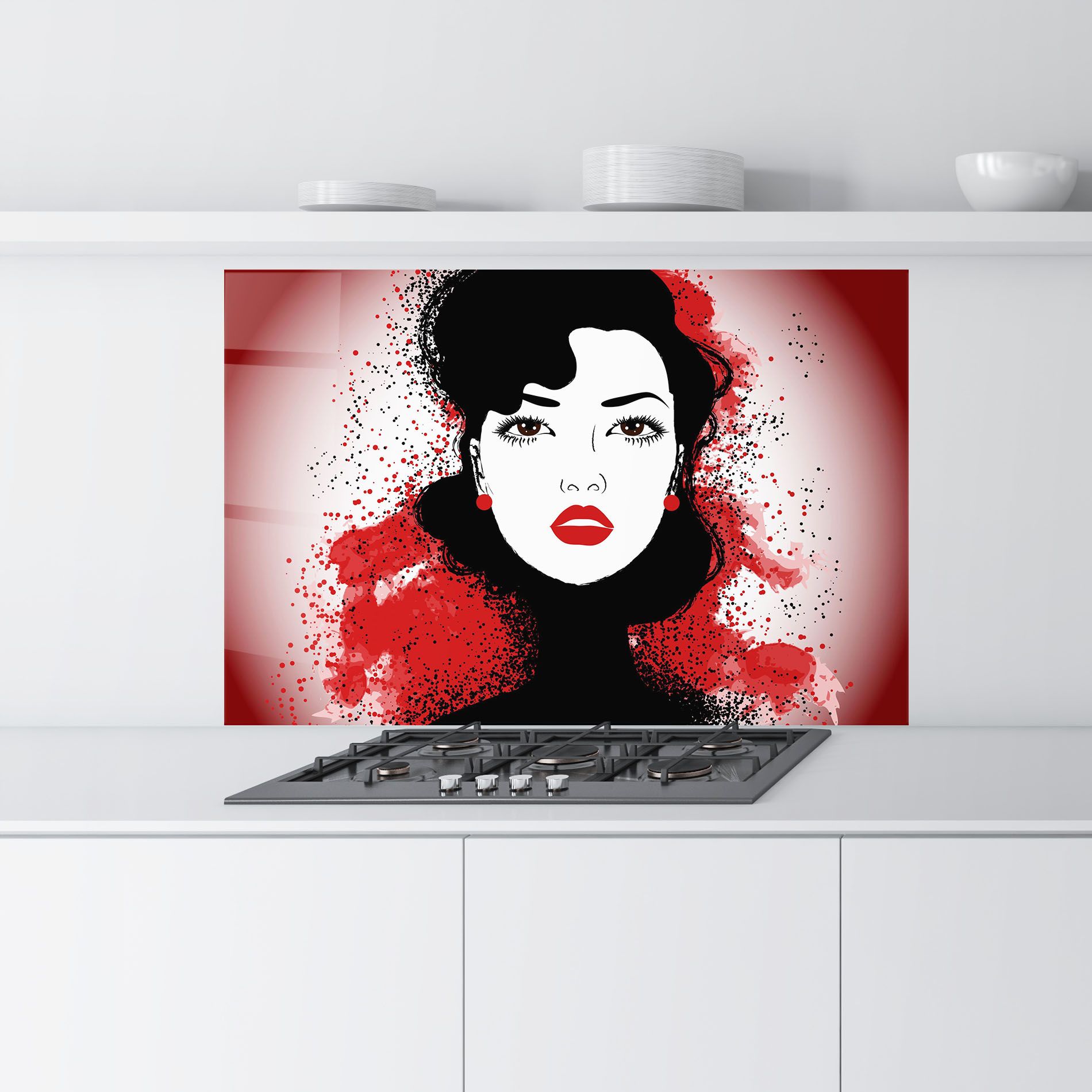 Cherry Woman Portrait mockup 9