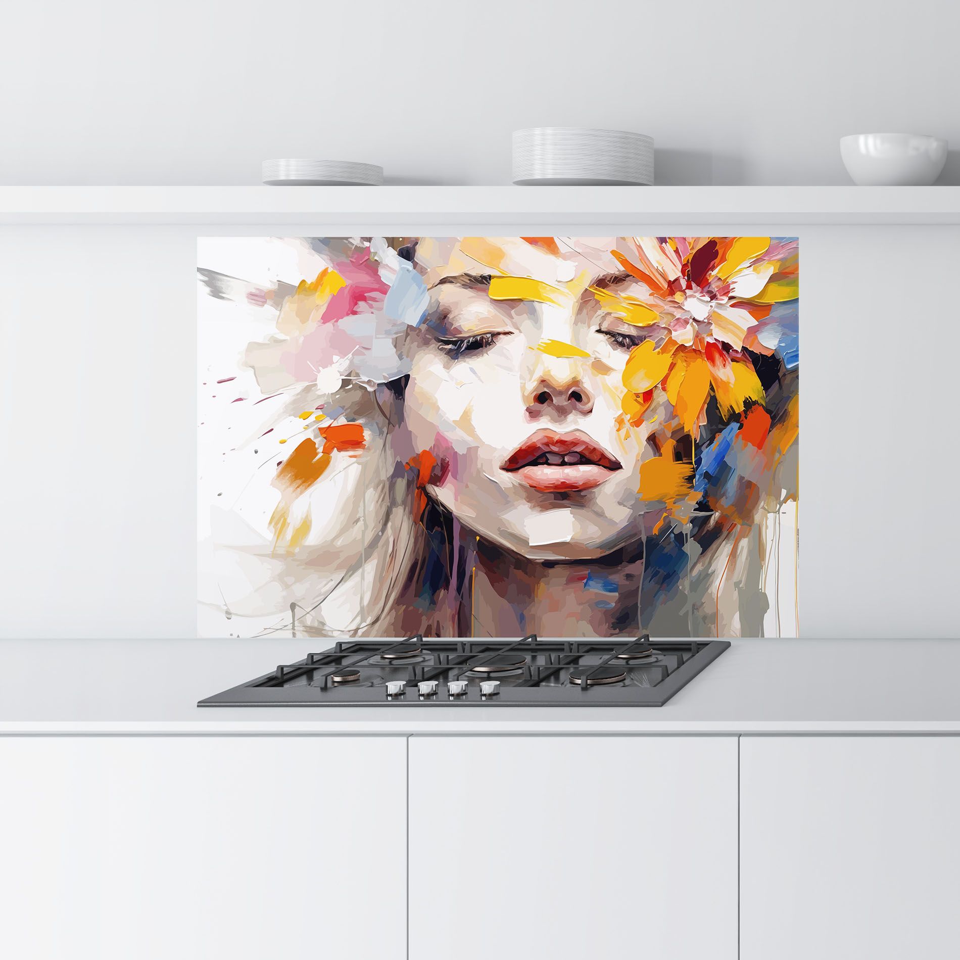 Oil Flower Portrait mockup 9