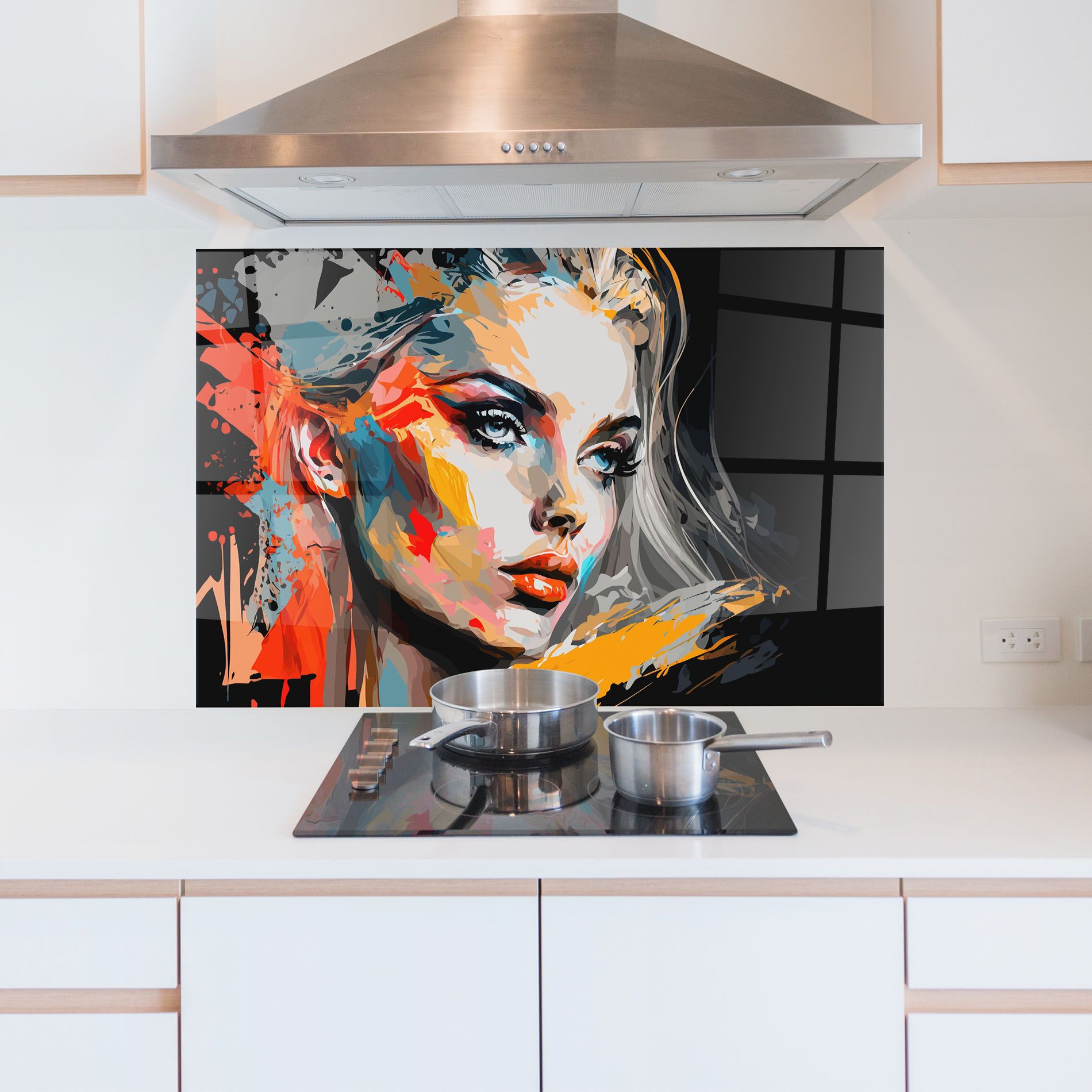 Blue Eye Face mockup 5