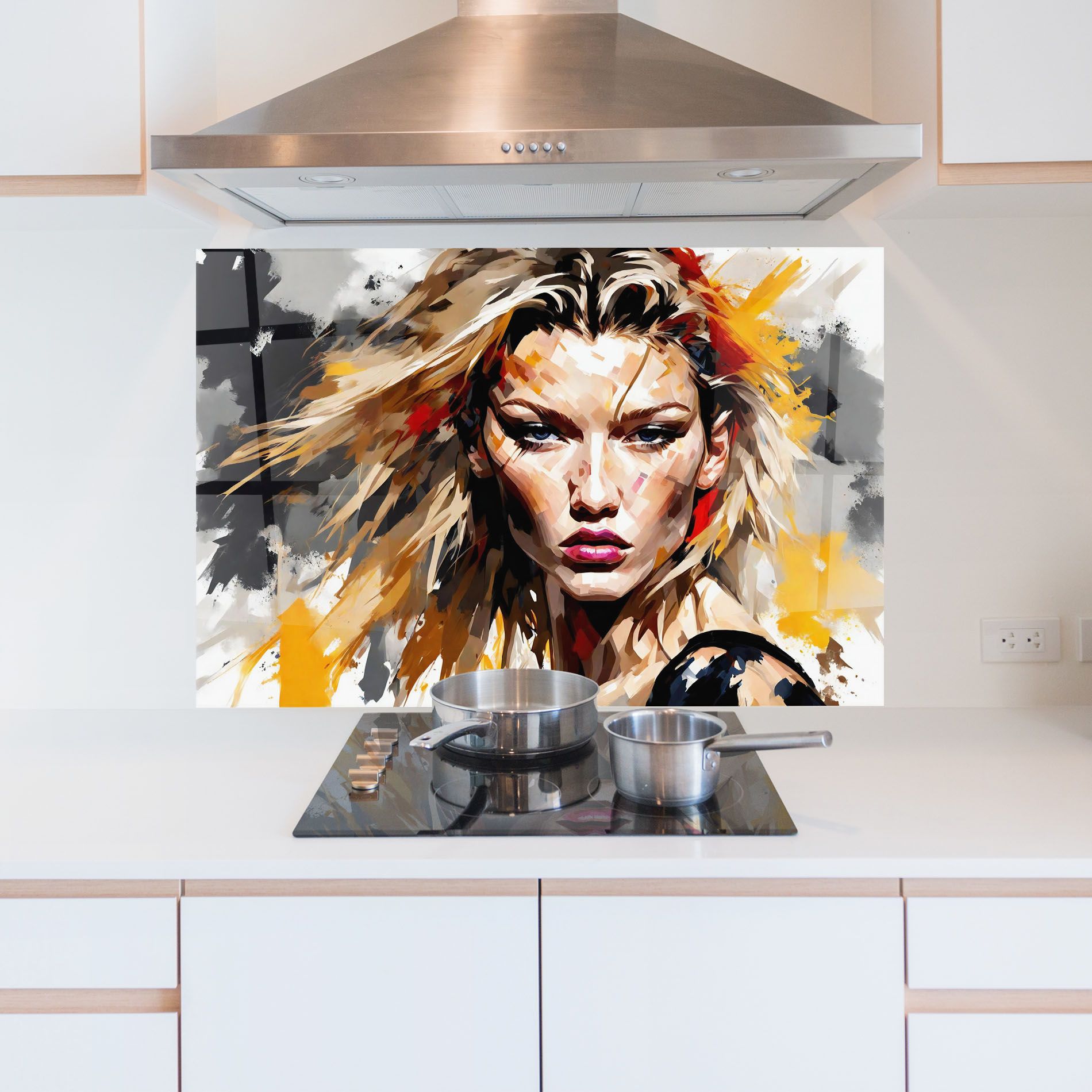 Multicolored Splash Woman mockup 5